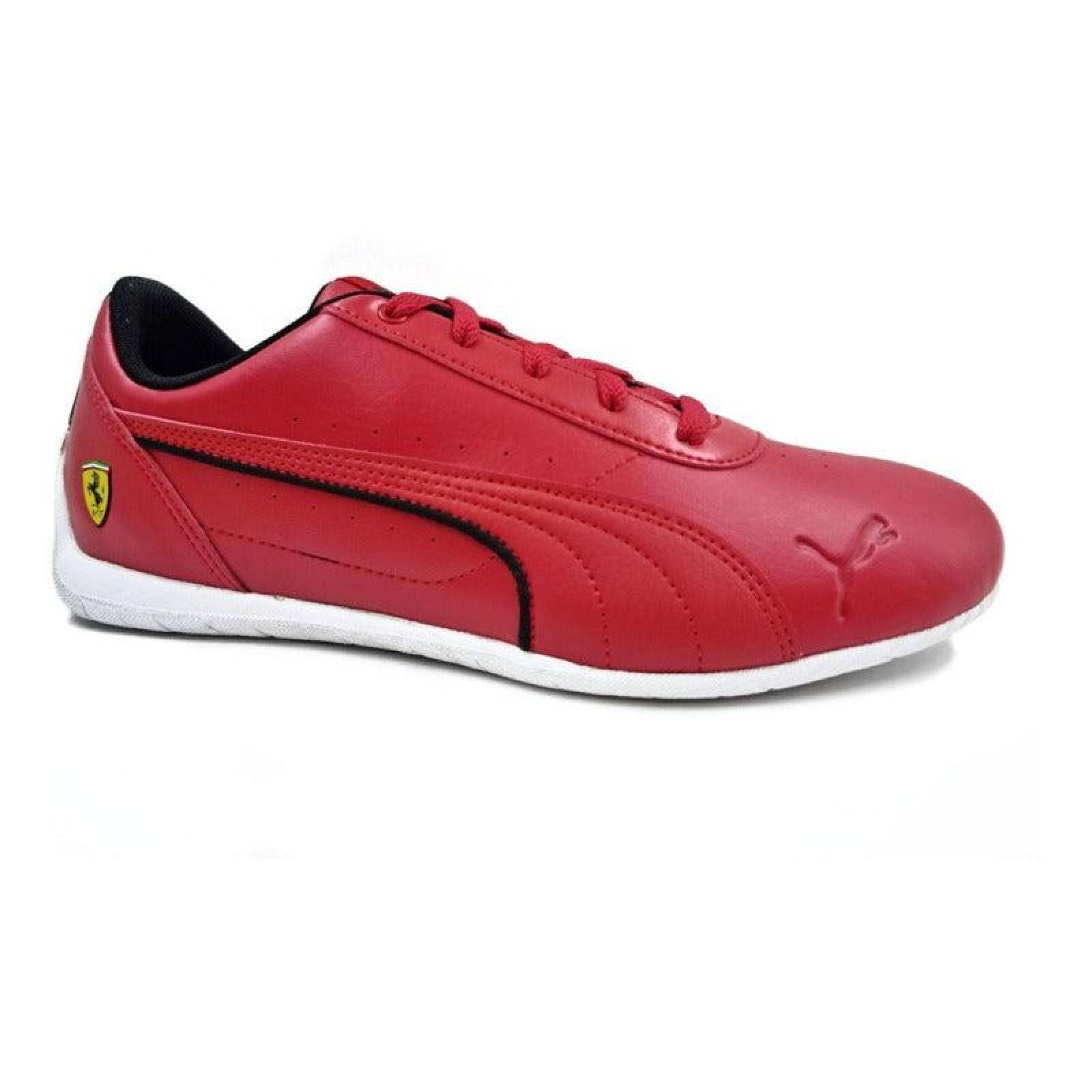 Tenis Puma Ferrari Neo Cat Para Hombre 30701903 Color Rojo 