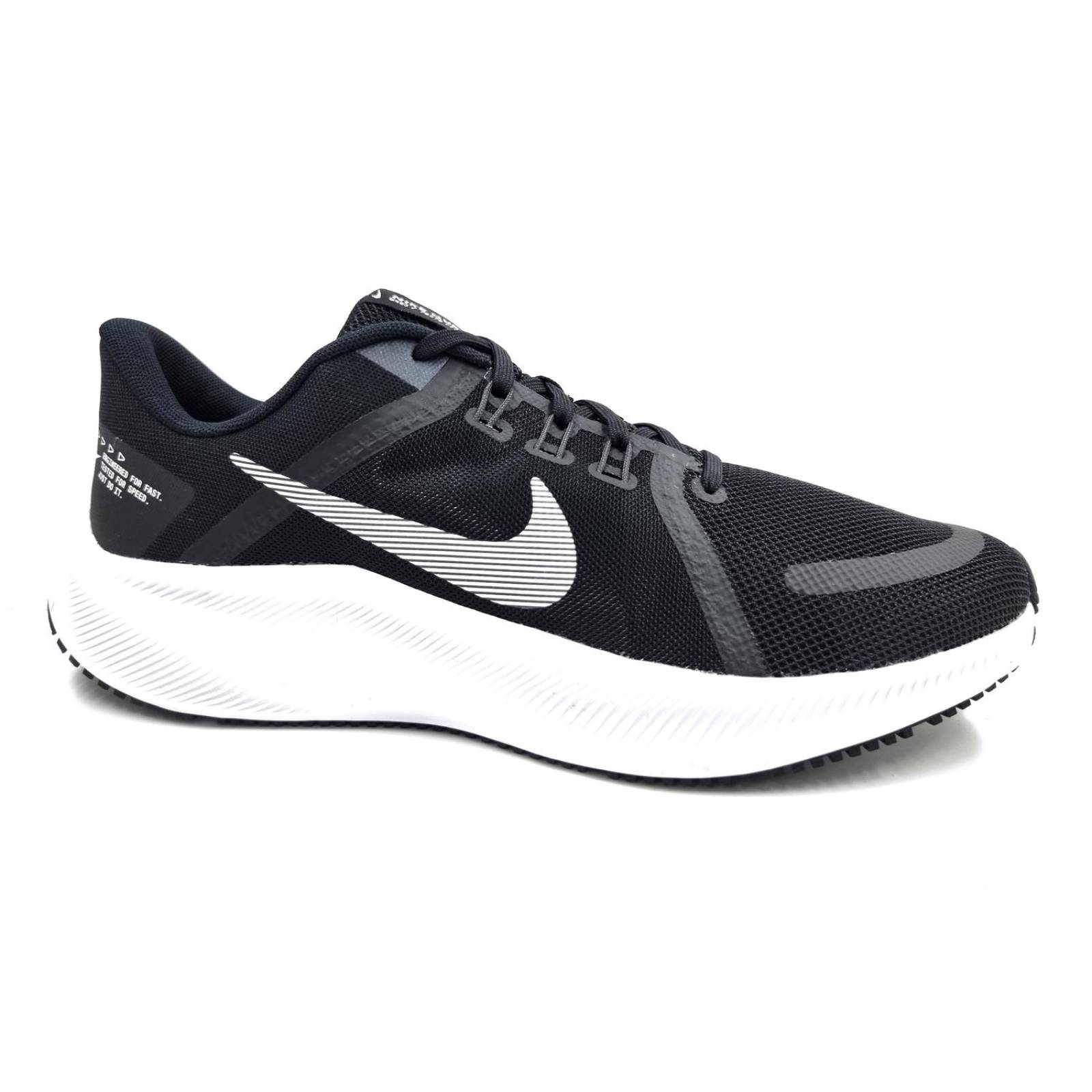 Tenis Nike Quest 4 Para Hombre Negro/Blanco DA1105006 