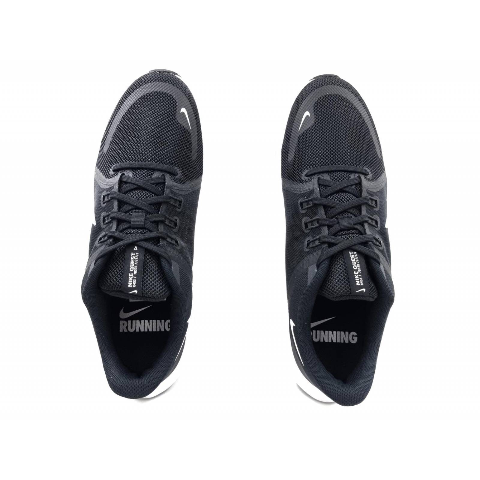 Tenis Nike Quest 4 Para Hombre Negro/Blanco DA1105006 