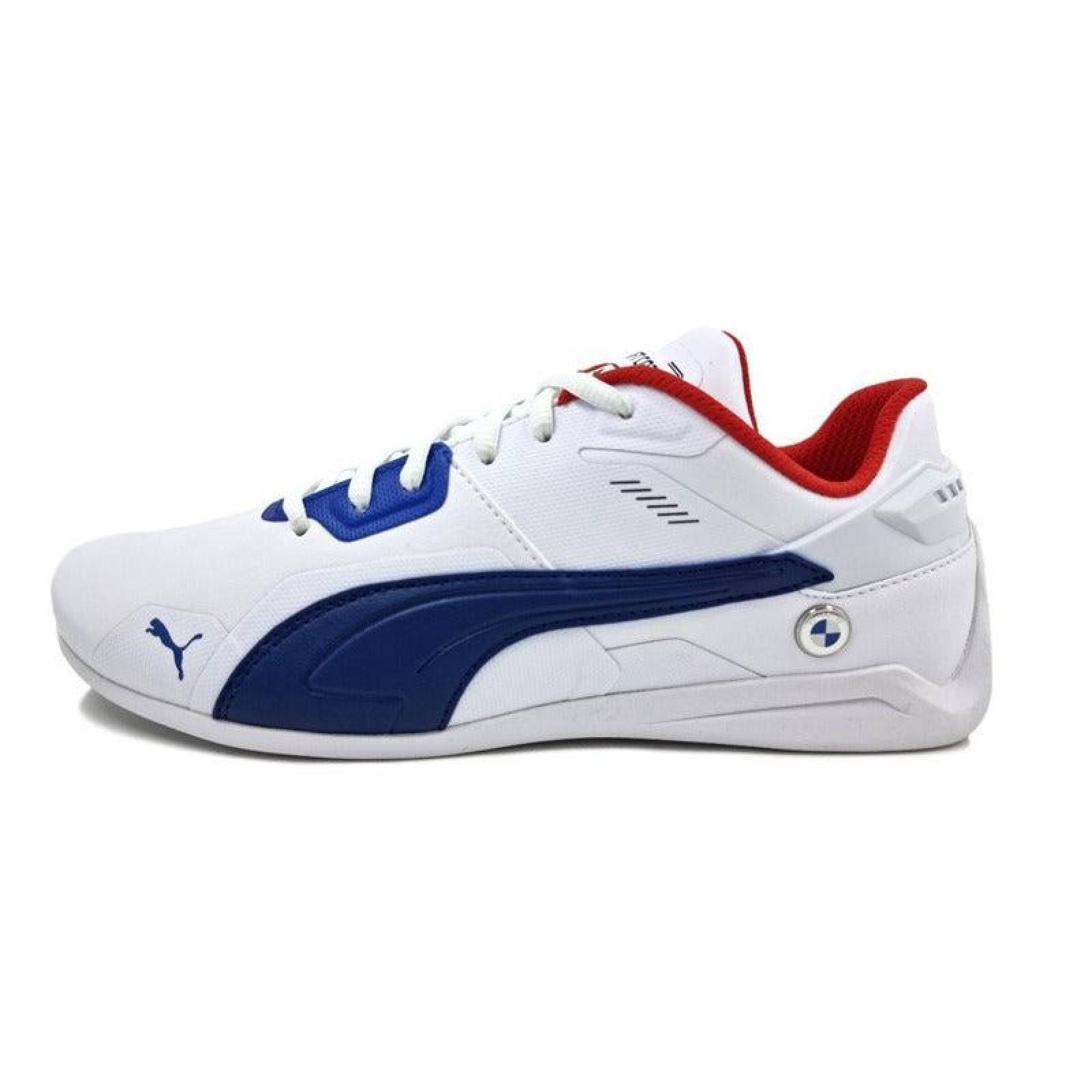 Tenis Blanco De Piel Puma Hombre 30710002 Bmw Delta 25-30 Cm 