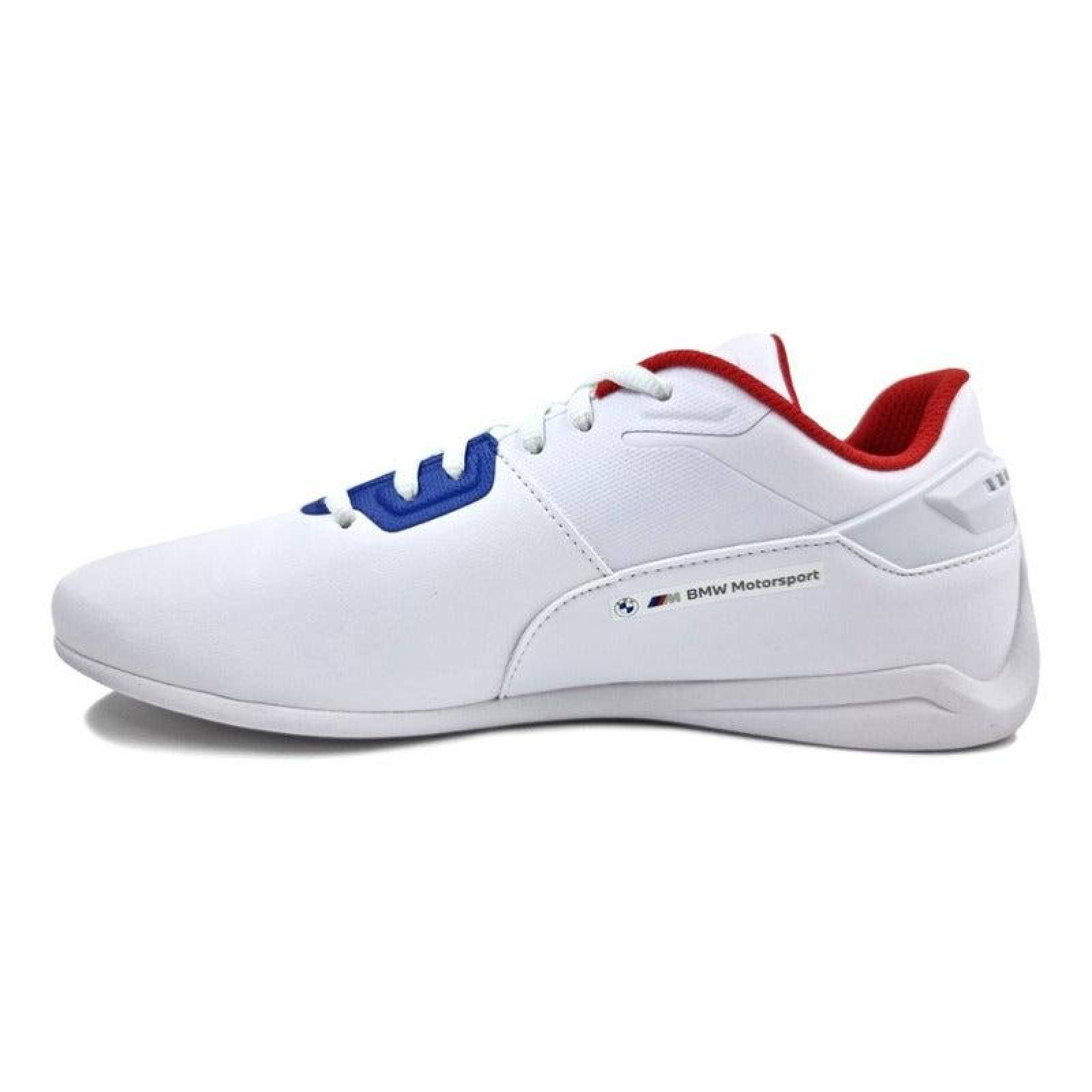 Tenis Blanco De Piel Puma Hombre 30710002 Bmw Delta 25-30 Cm 