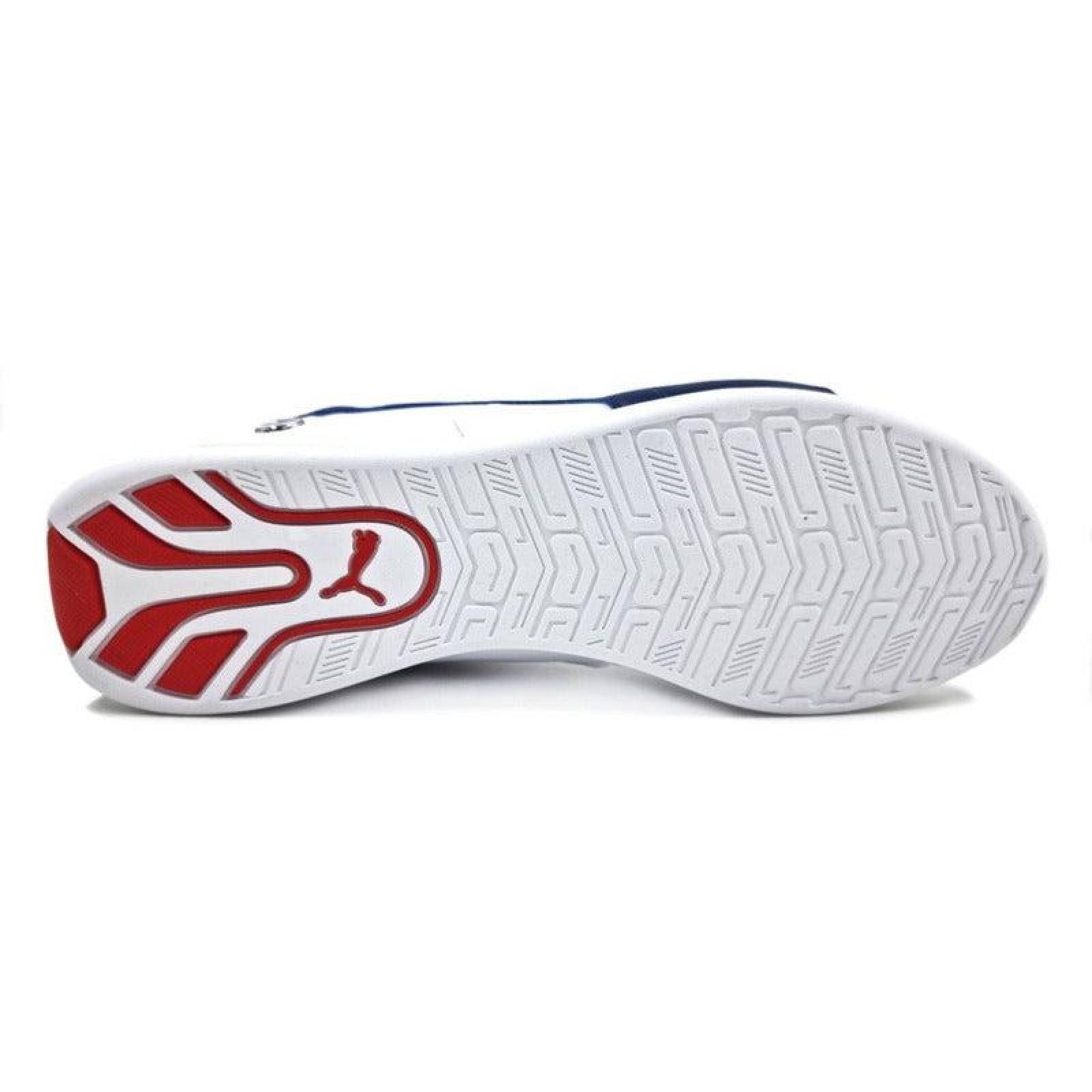 Tenis Blanco De Piel Puma Hombre 30710002 Bmw Delta 25-30 Cm 