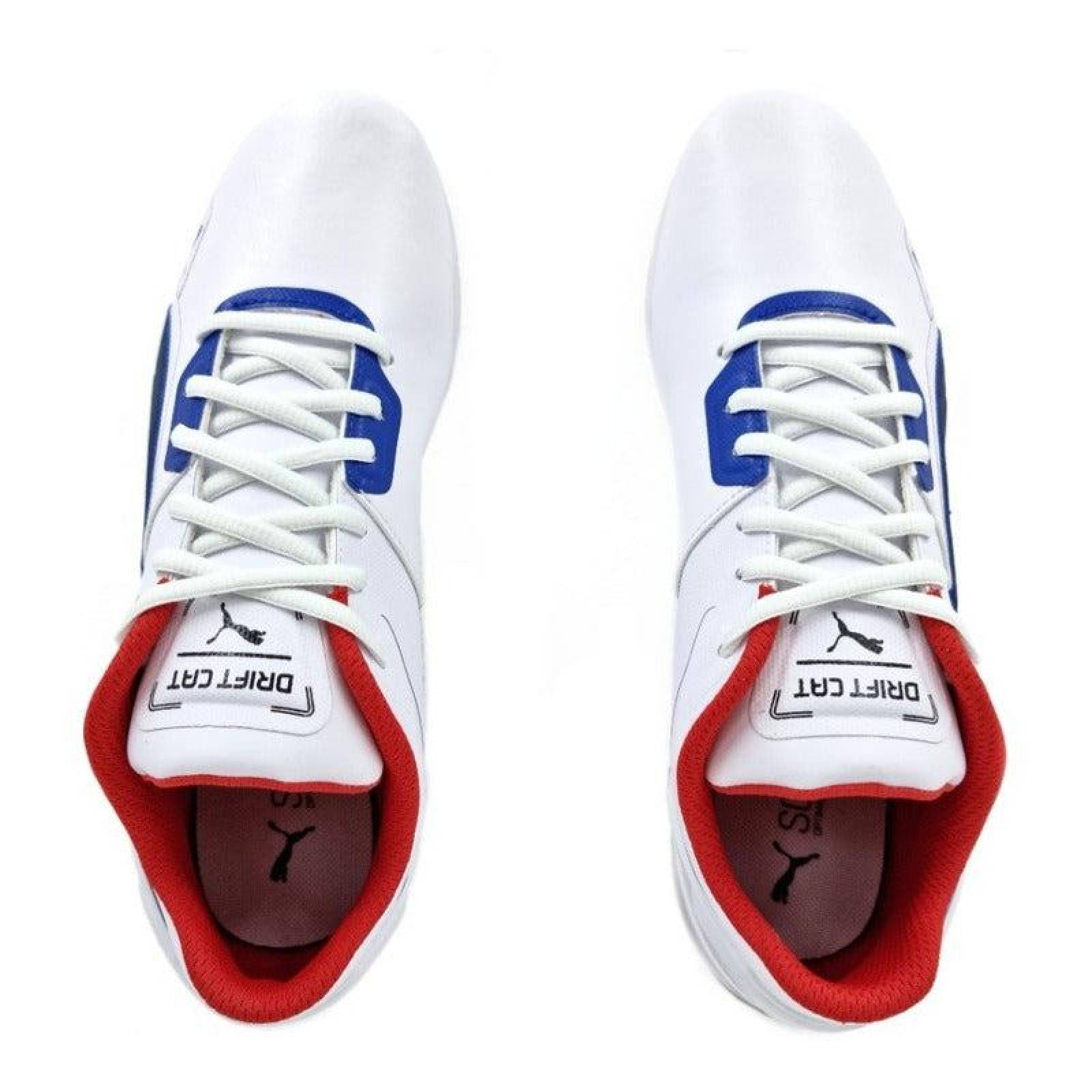 Tenis Blanco De Piel Puma Hombre 30710002 Bmw Delta 25-30 Cm 