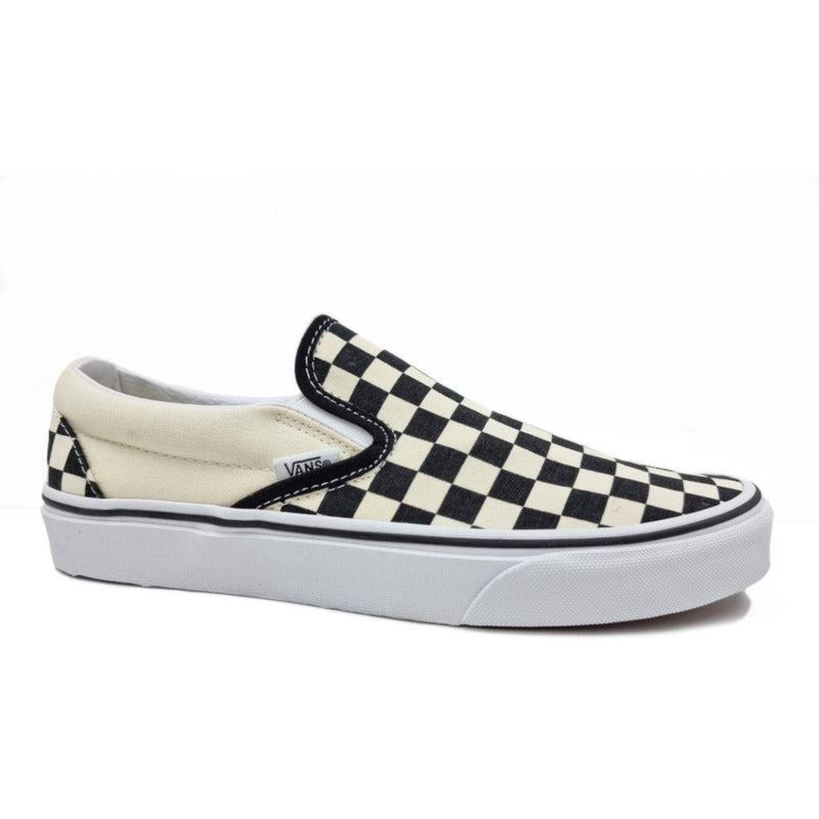 Vans de cuadros online con agujetas