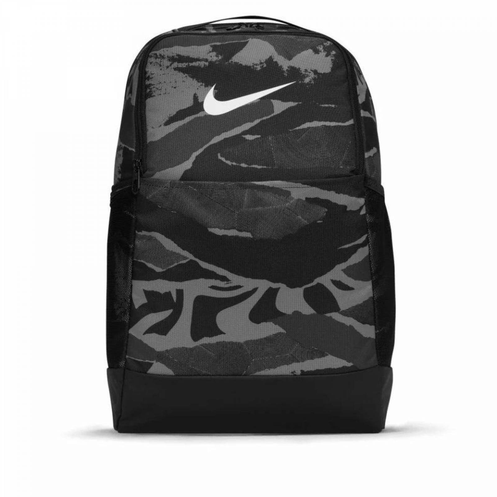 Mochila Escolar Nike Heritage Cmuflaje Gris DR094-010