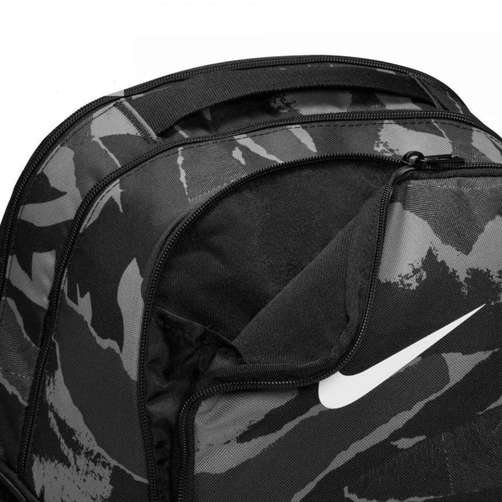 Mochila Escolar Nike Heritage Cmuflaje Gris DR094-010