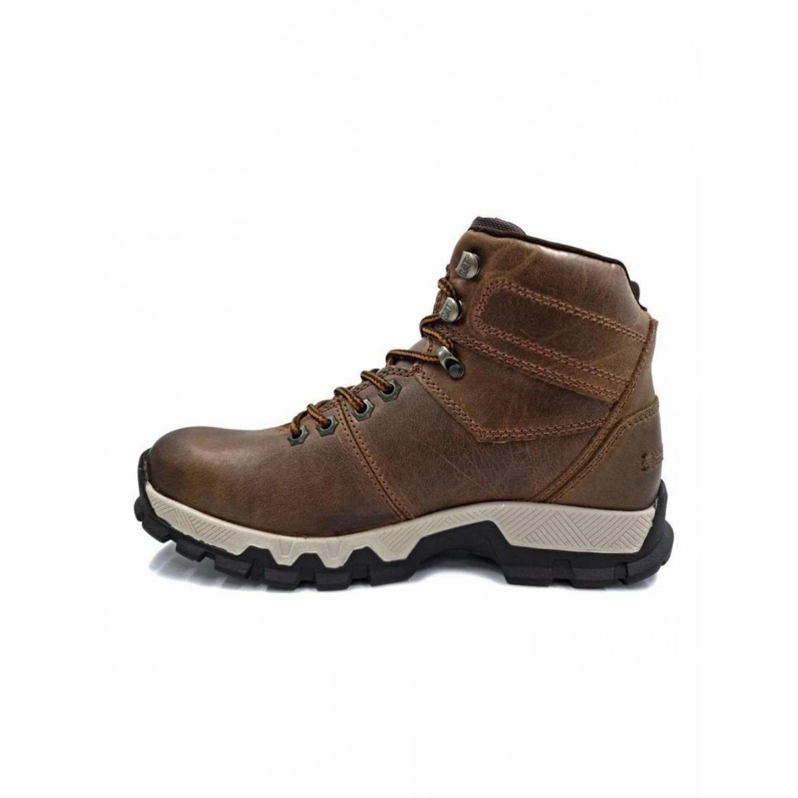Botas Caterpillar Hombre Borgen Cafe De Piel Tallas 25-29 Cm 