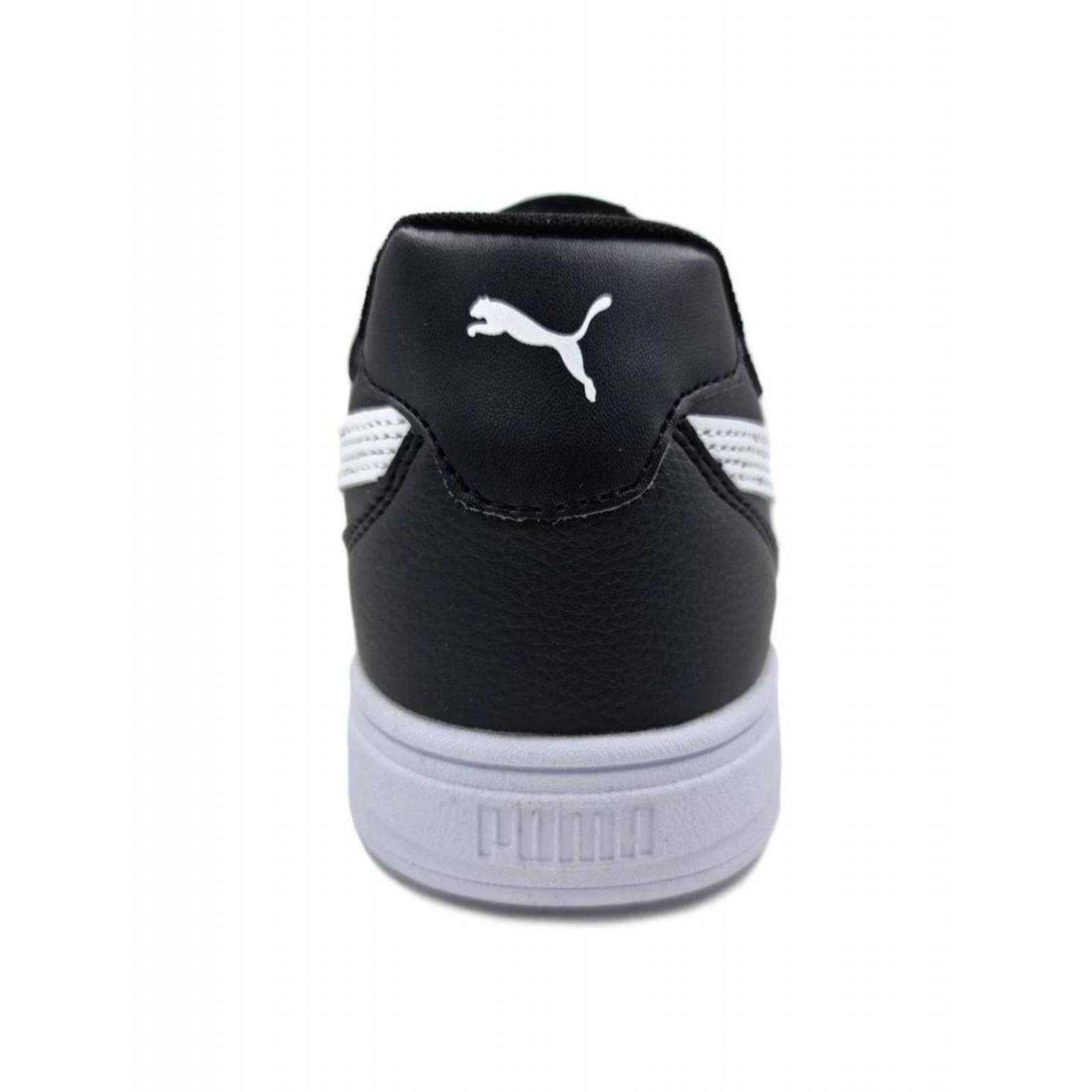 Tenis Puma 38081004 Negro Casual Negro Blanco Caven Hombre