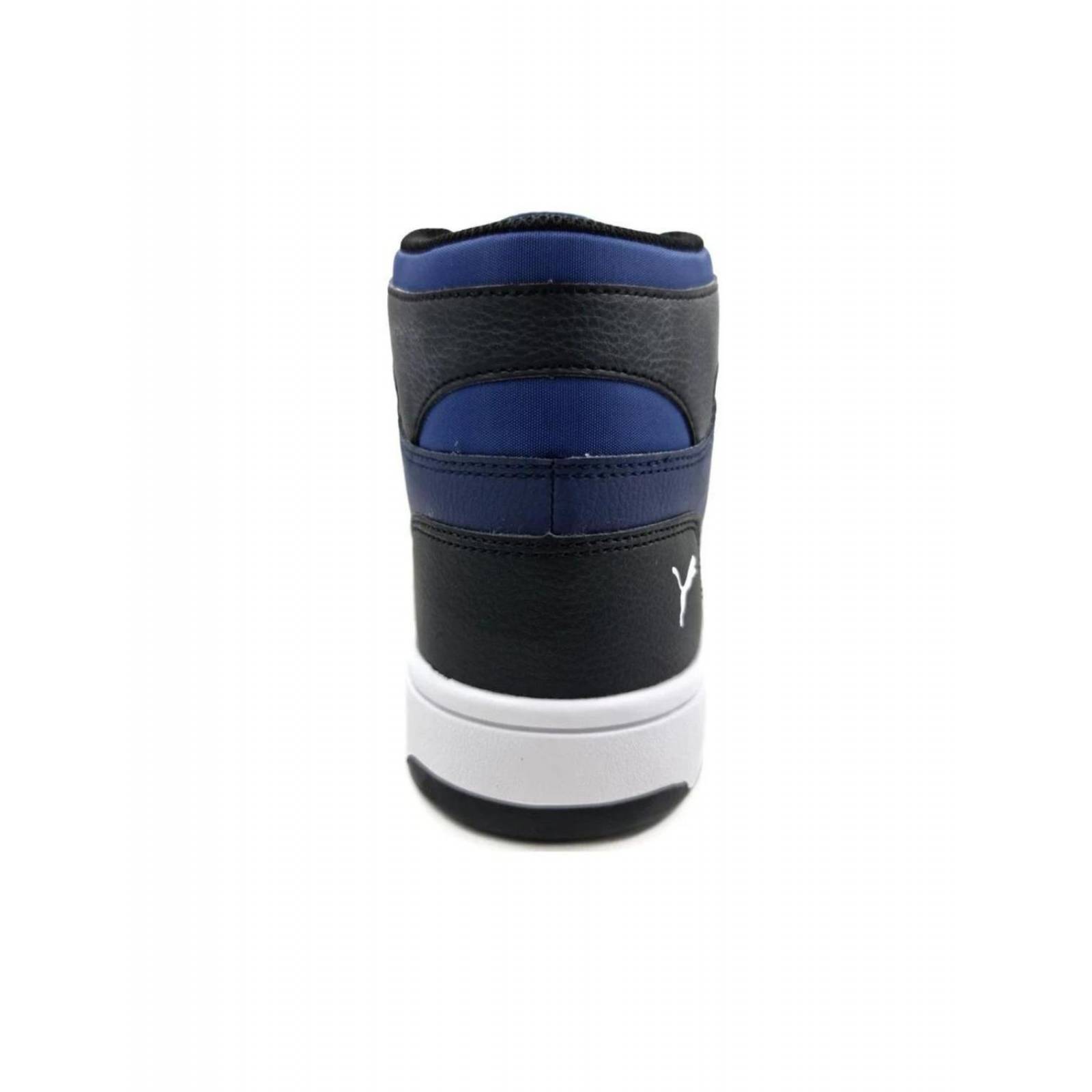 Tenis Puma 36957322 Negro Casual Azul Hombre Rebound Lay 