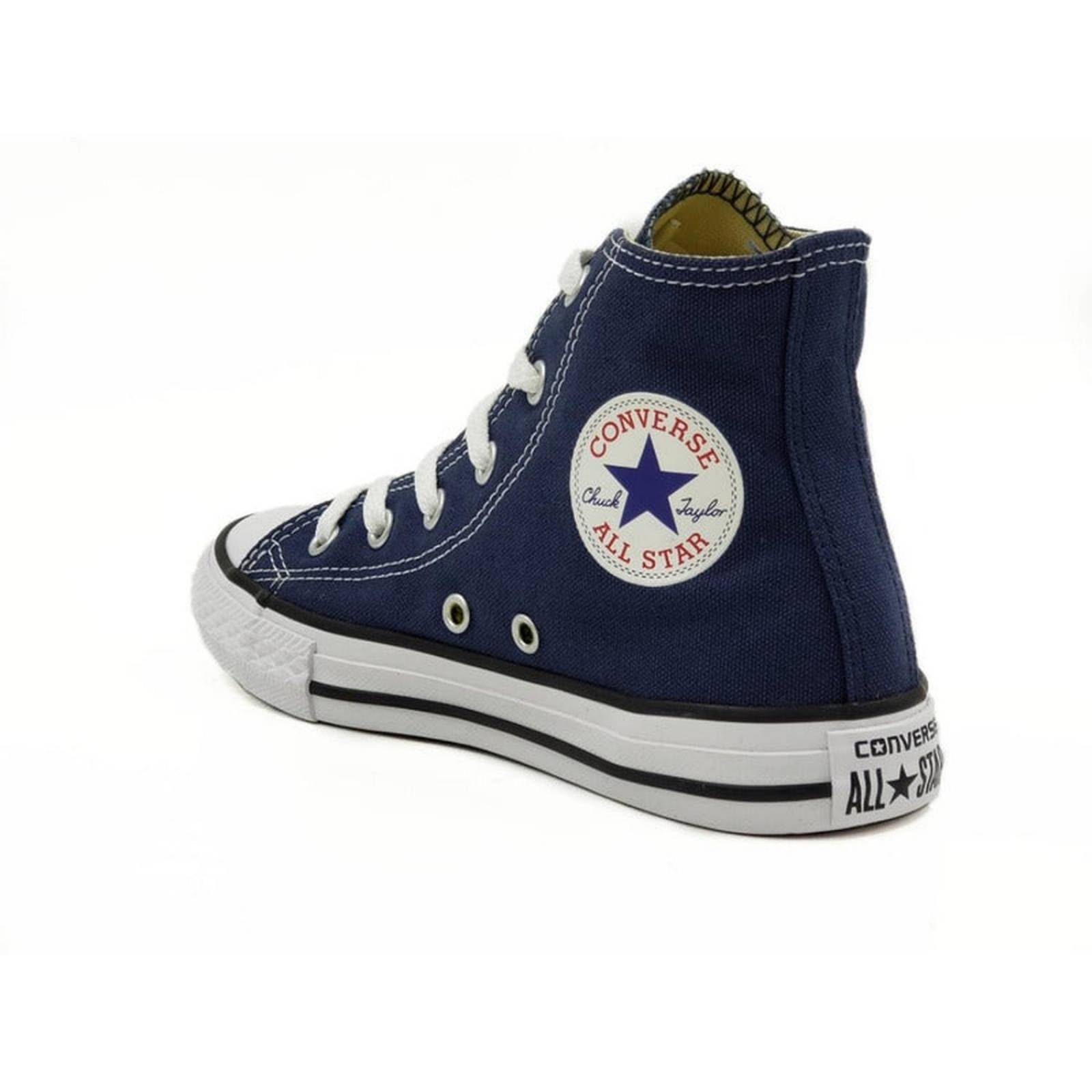 Converse Bota All Star Chuck Para Niños-azul Originales 