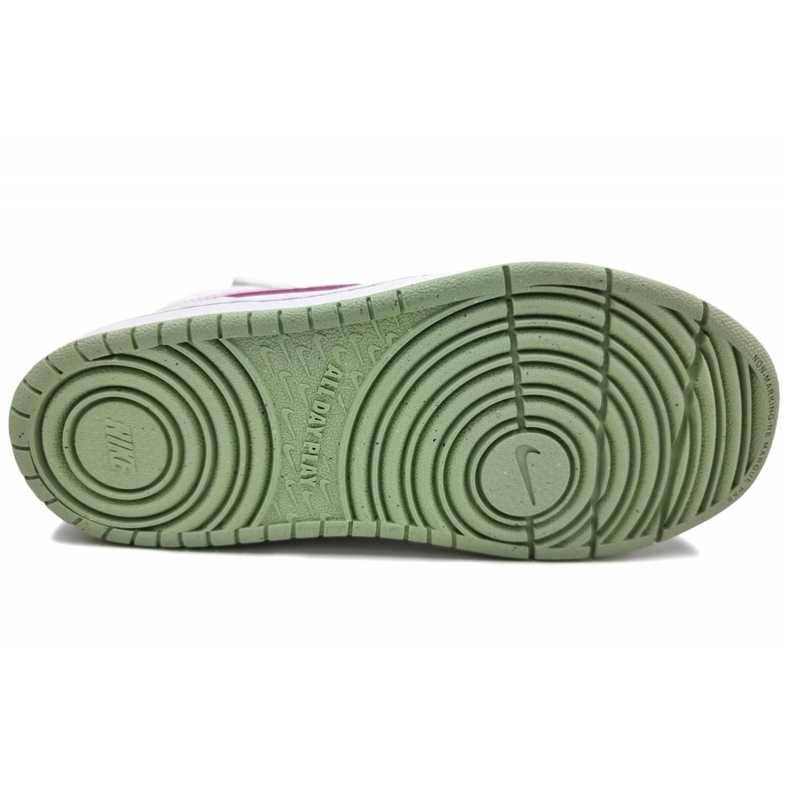 Tenis Nike Court Borough Mid 2 Para Niñas CD7783111 