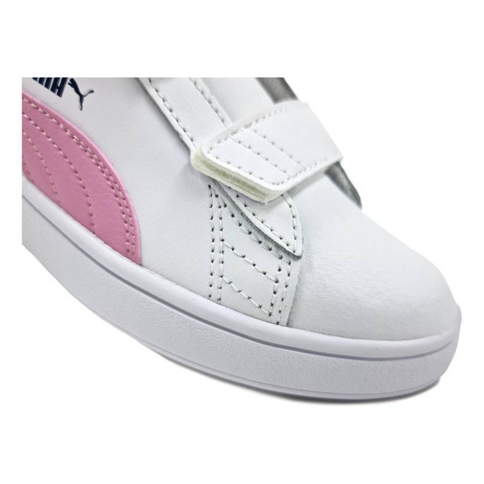 Tenis Para Niñas De Piel Talla 17 21.5 365173 35 Puma Smash 