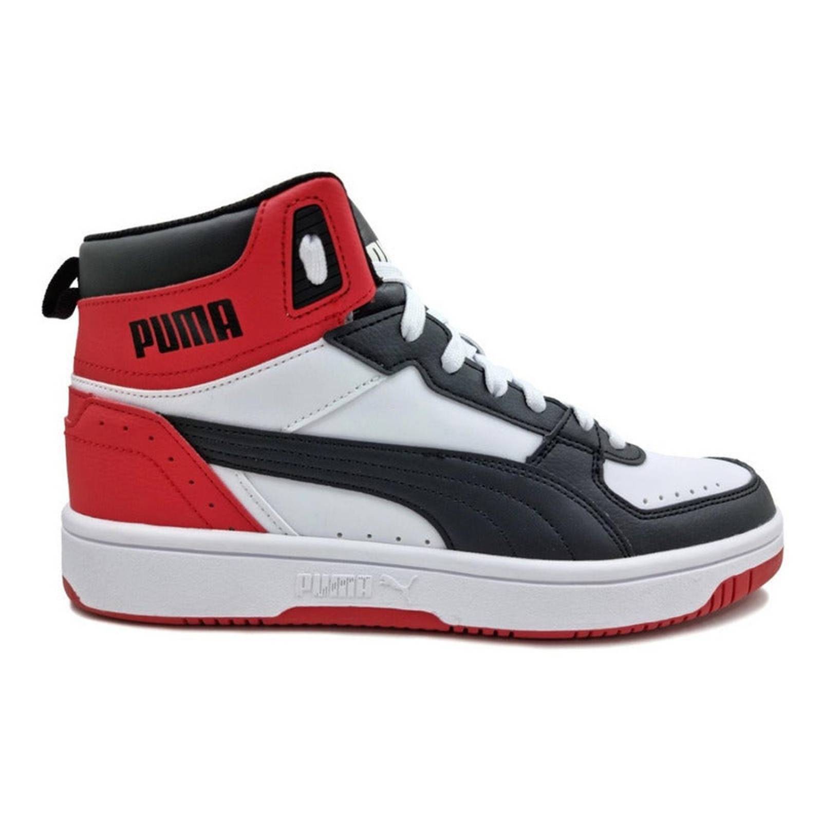 Tenis Puma Juvenil Rebound Joy Blanco Negro Rojo 37468703