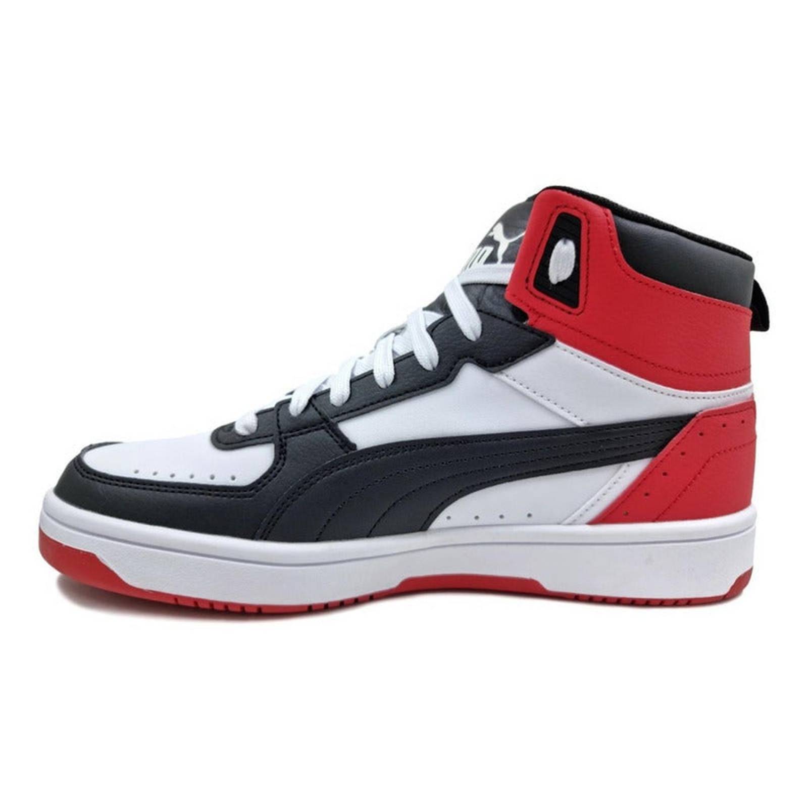 Tenis Puma Juvenil Rebound Joy Blanco Negro Rojo 37468703