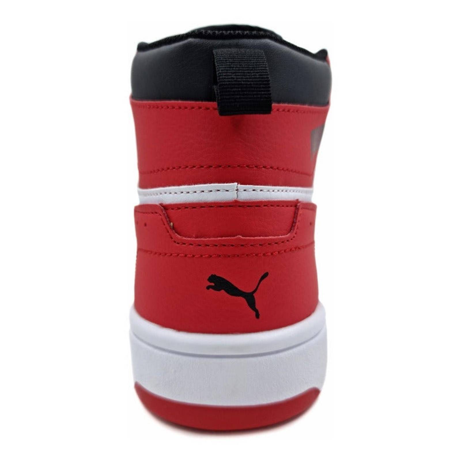 Tenis Puma Juvenil Rebound Joy Blanco Negro Rojo 37468703