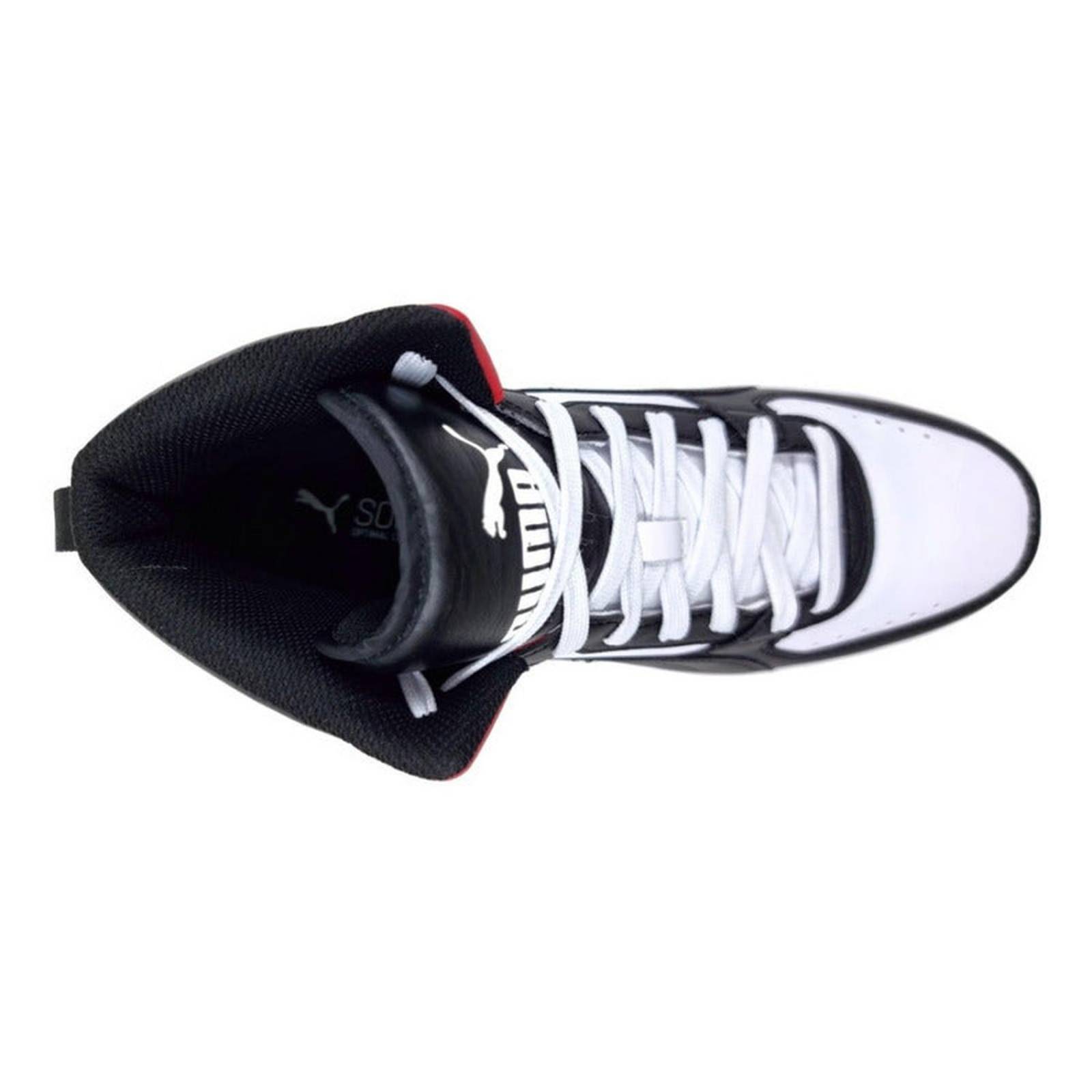 Tenis Puma Juvenil Rebound Joy Blanco Negro Rojo 37468703