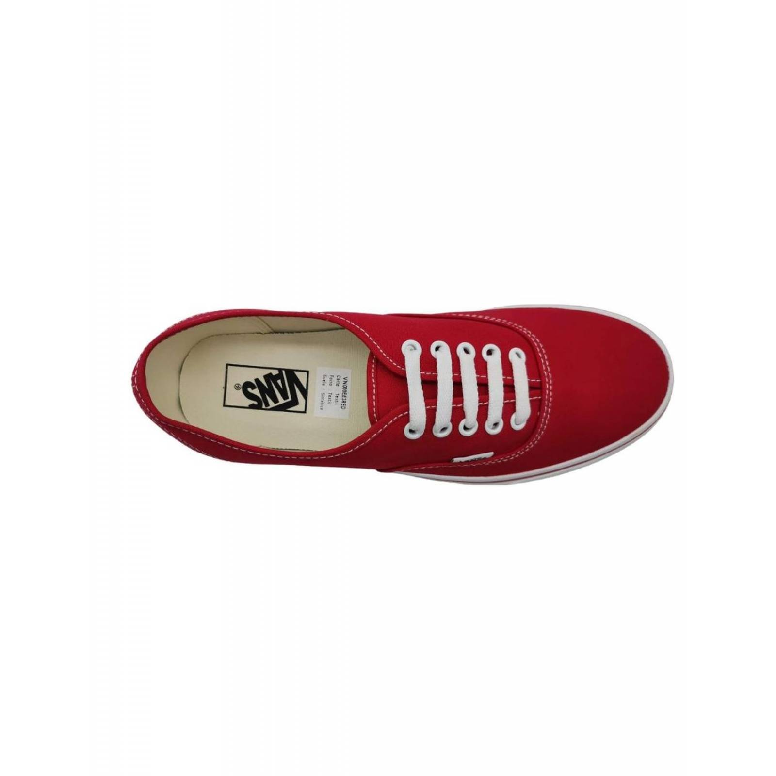 Vans Authentic Rojo Vn000ee3red