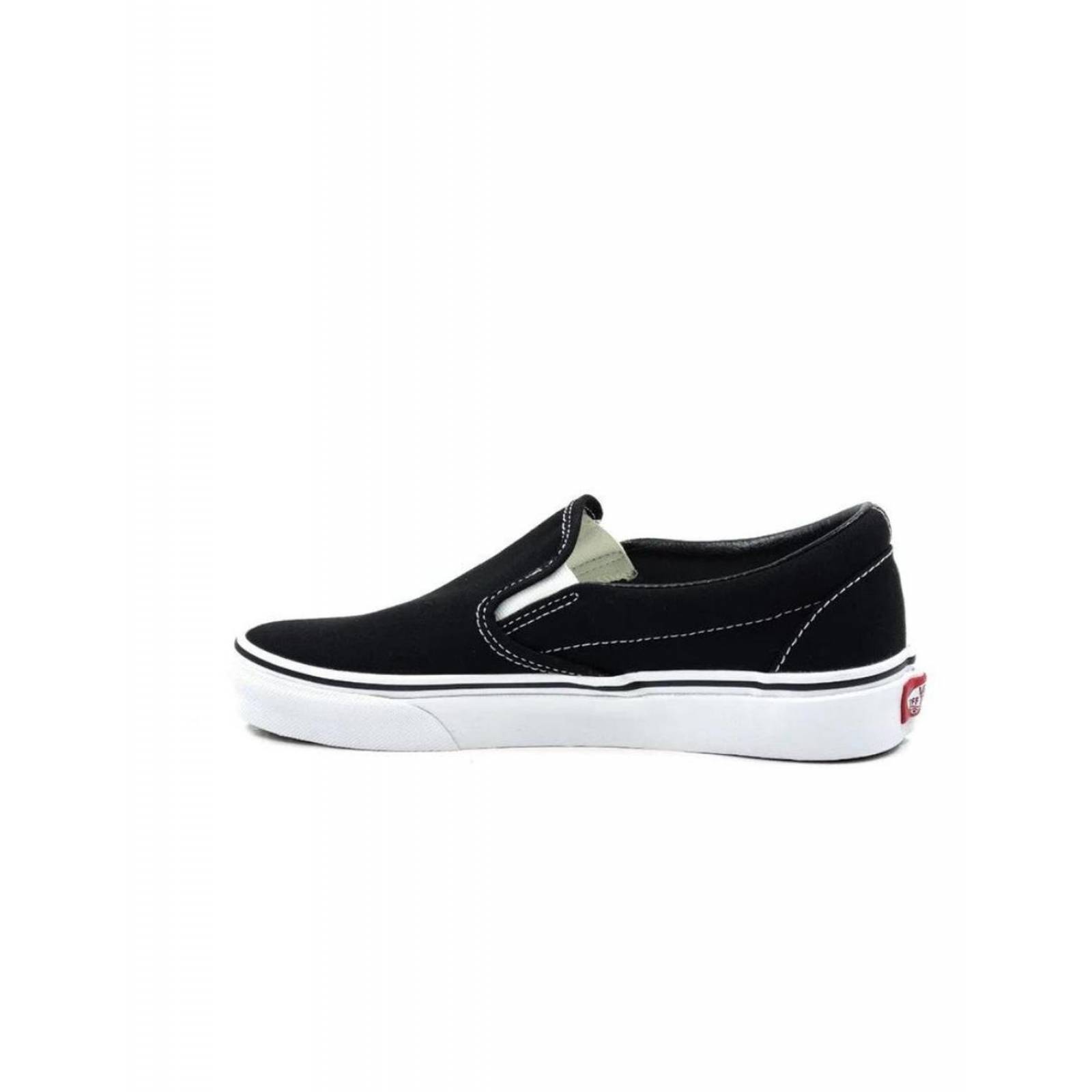 Vans Classic Slip on Vn000eyeblk Negro blanco Unisex 