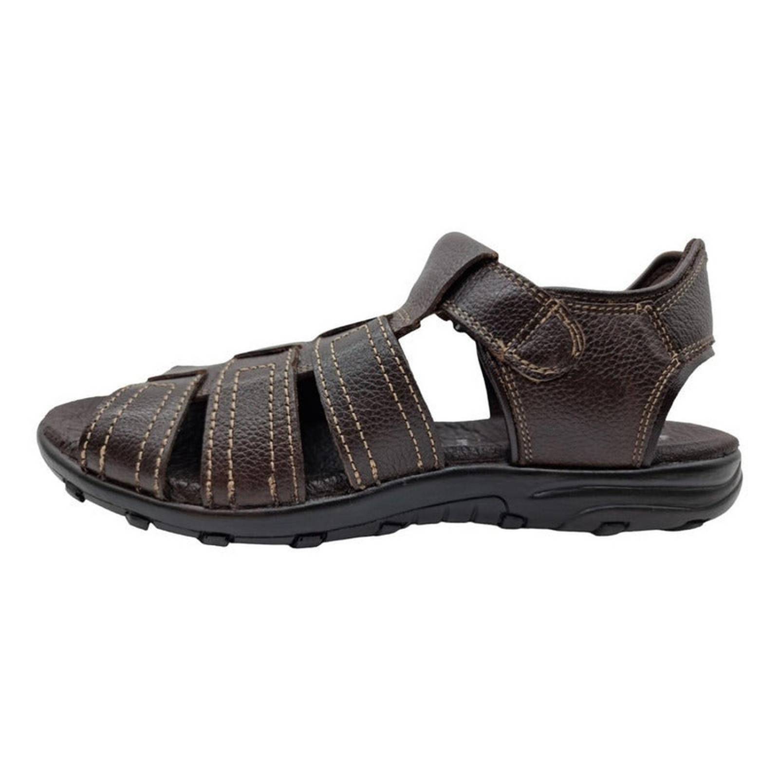 Sandalias Huarache Casuales Para Hombre Cafe 20 Hrs 408 25-30 Cm