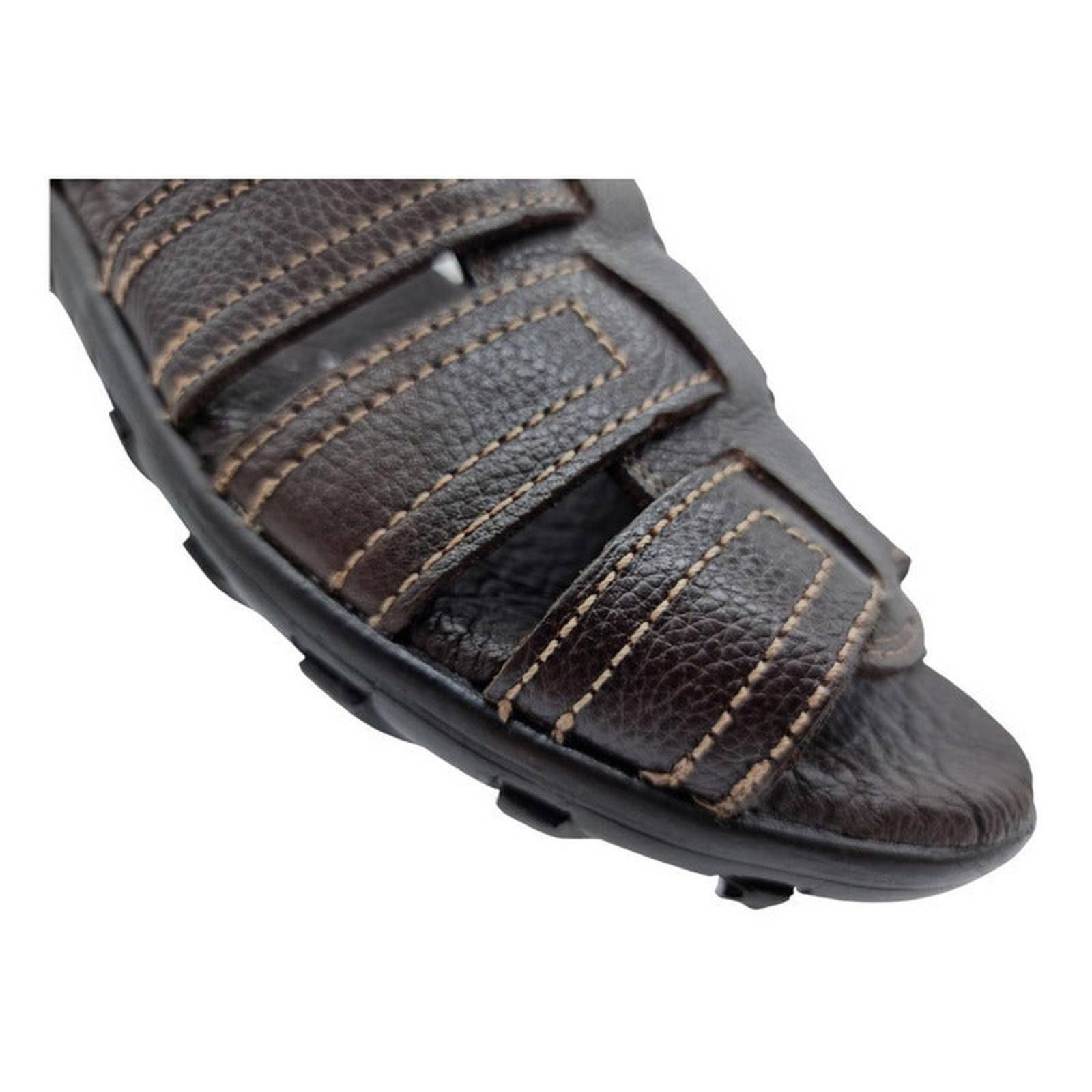 Sandalias Huarache Casuales Para Hombre Cafe 20 Hrs 408 25-30 Cm