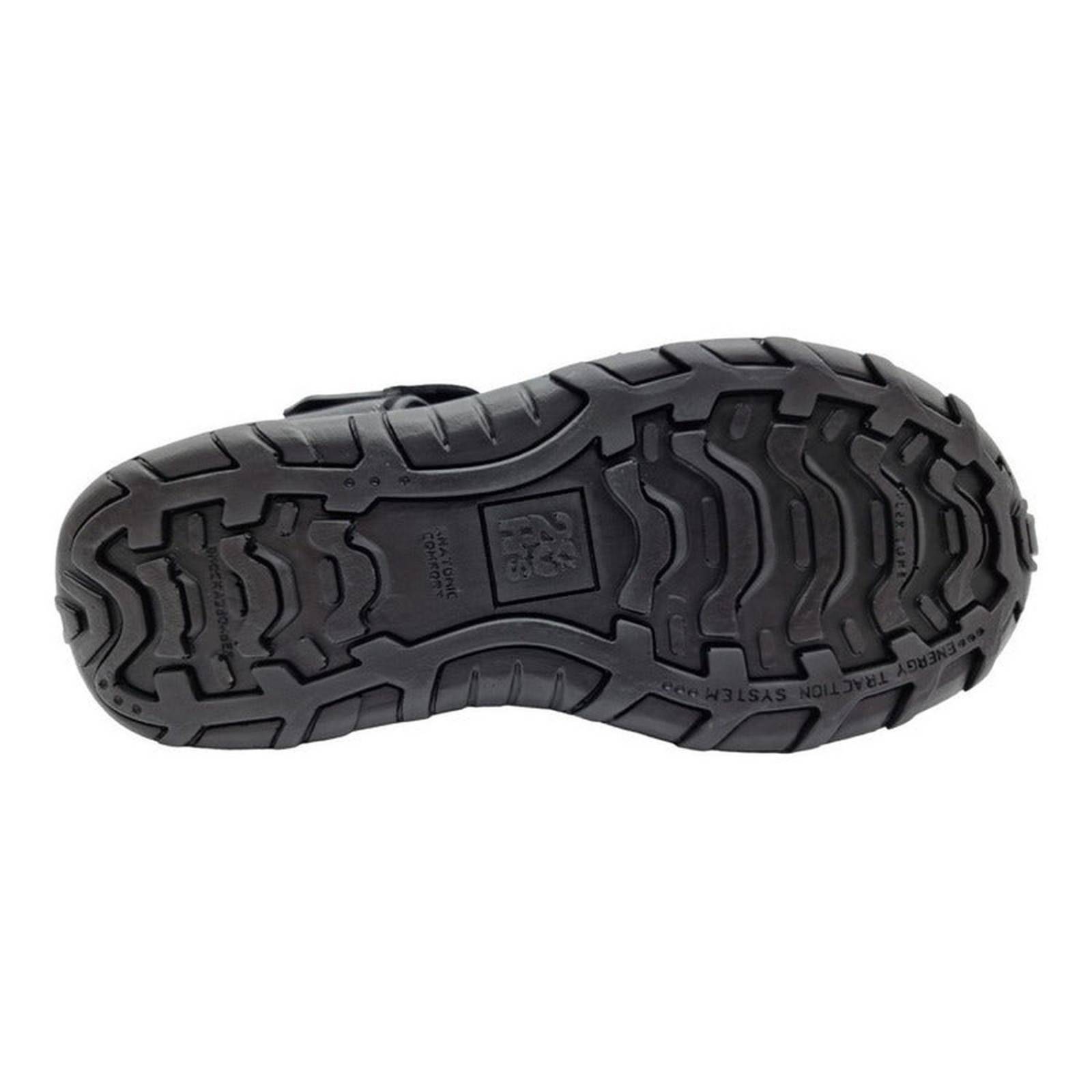 Sandalias Huarache Hombre Piel Negro 20 Hrs 406 25-30 Cm 