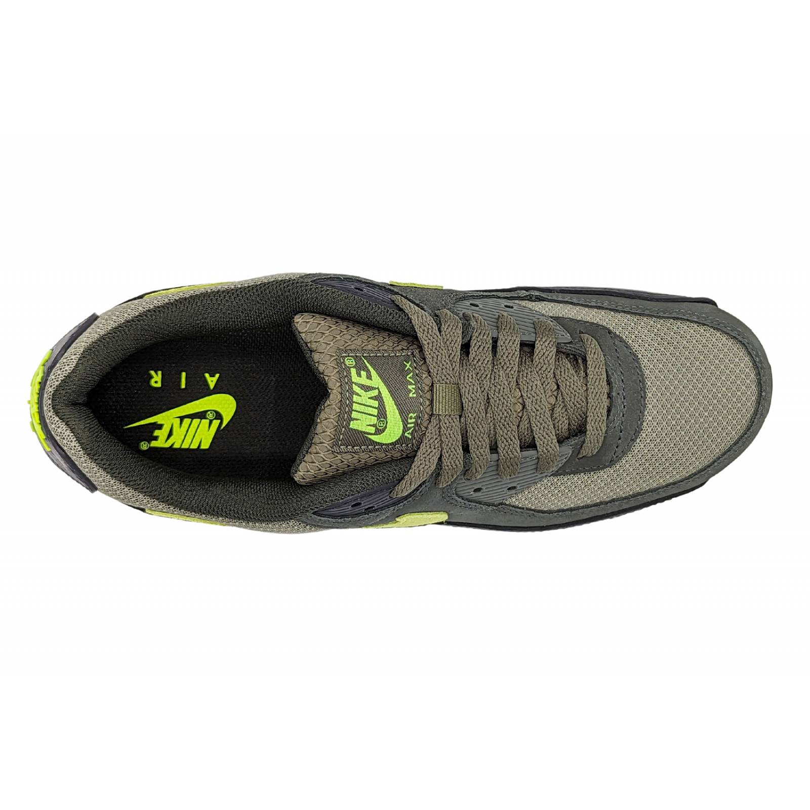 Tenis Nike Air Max 90 Olivo Para Hombre DQ4071 200 