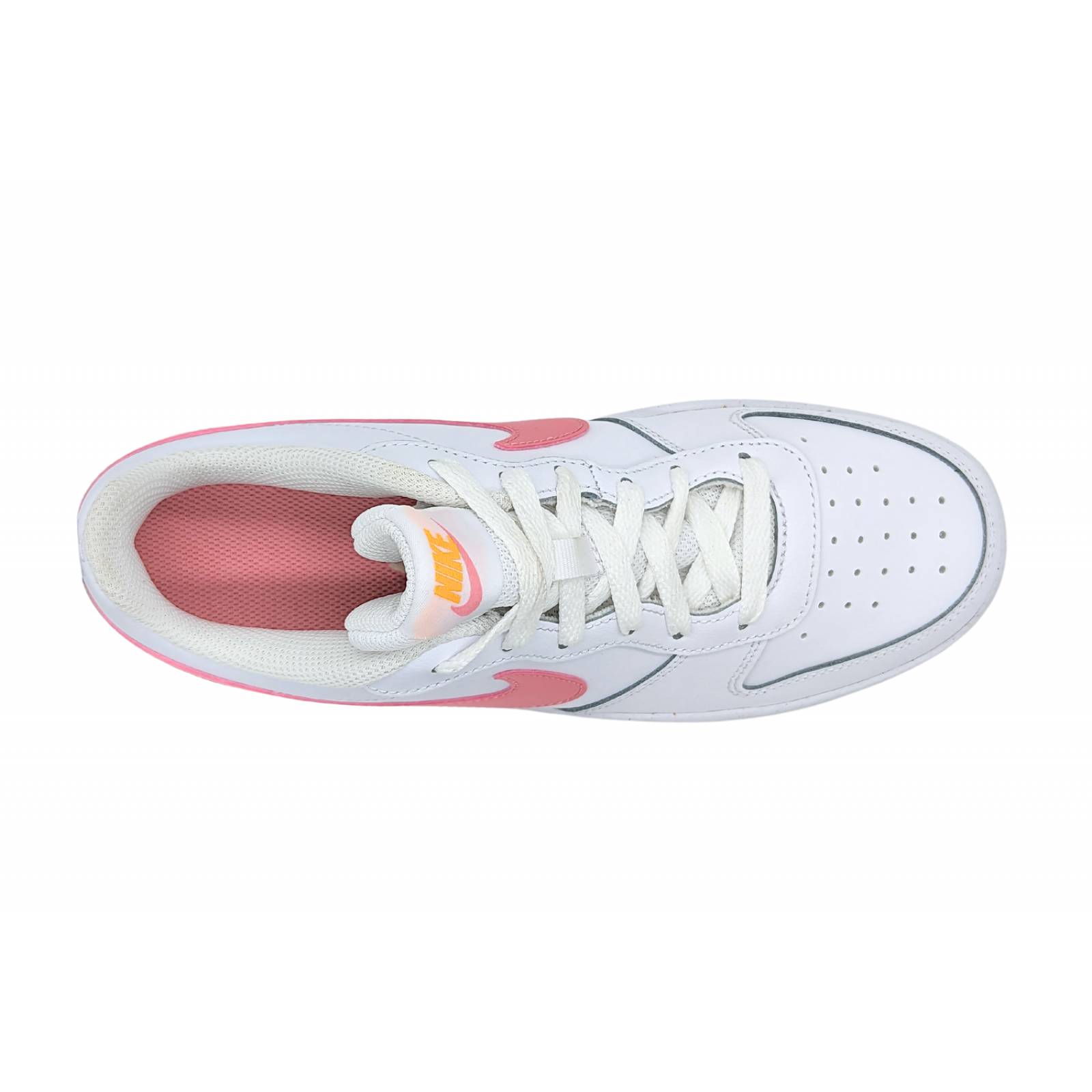 Tenis nike court borough best sale low juvenil color blanco