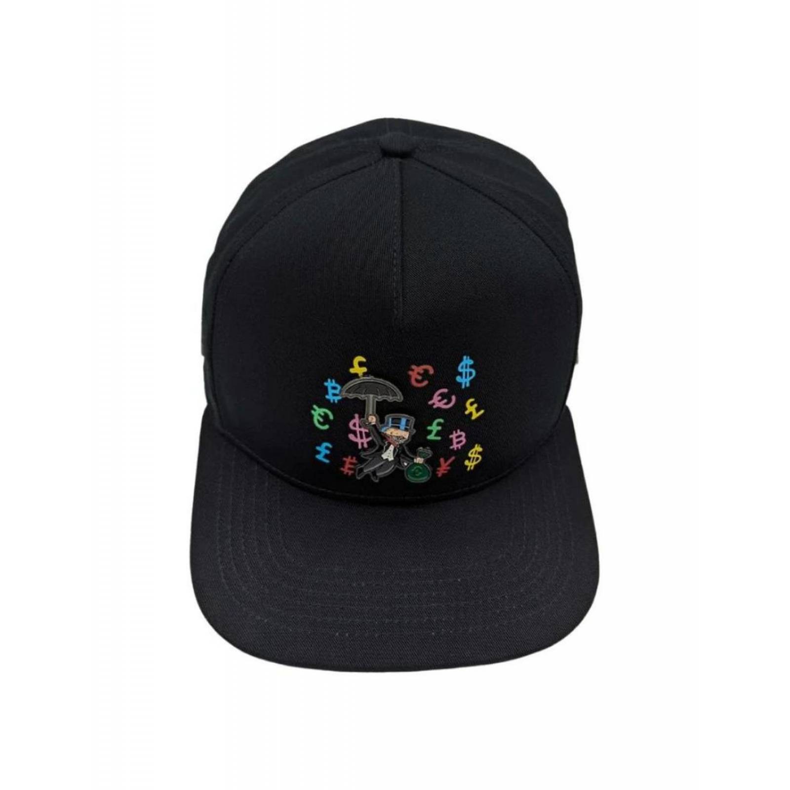 Gorra Cash Only Monopoly Blue Visor Negra Snapback 2023 30 
