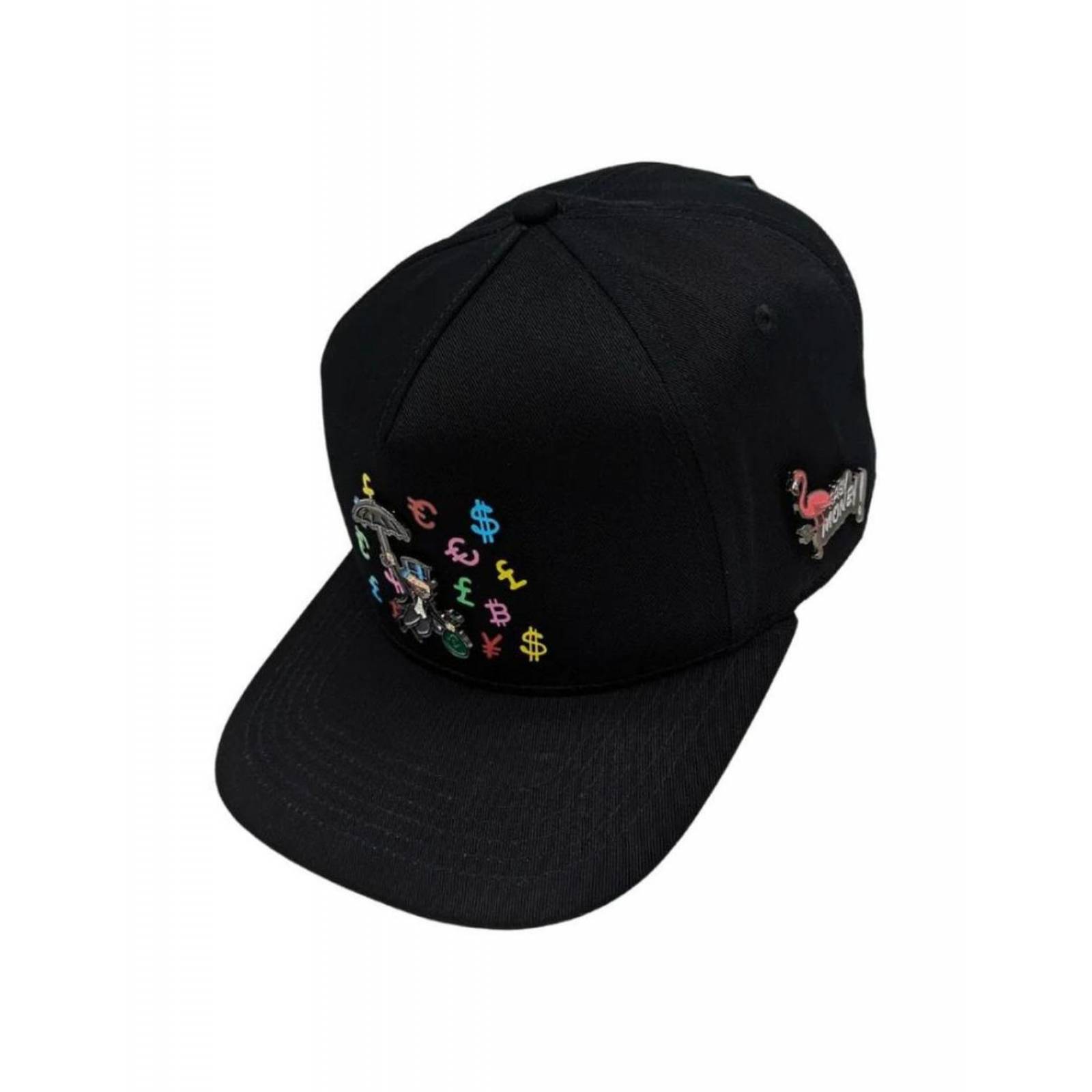 Gorra Cash Only Monopoly Blue Visor Negra Snapback 2023 30 