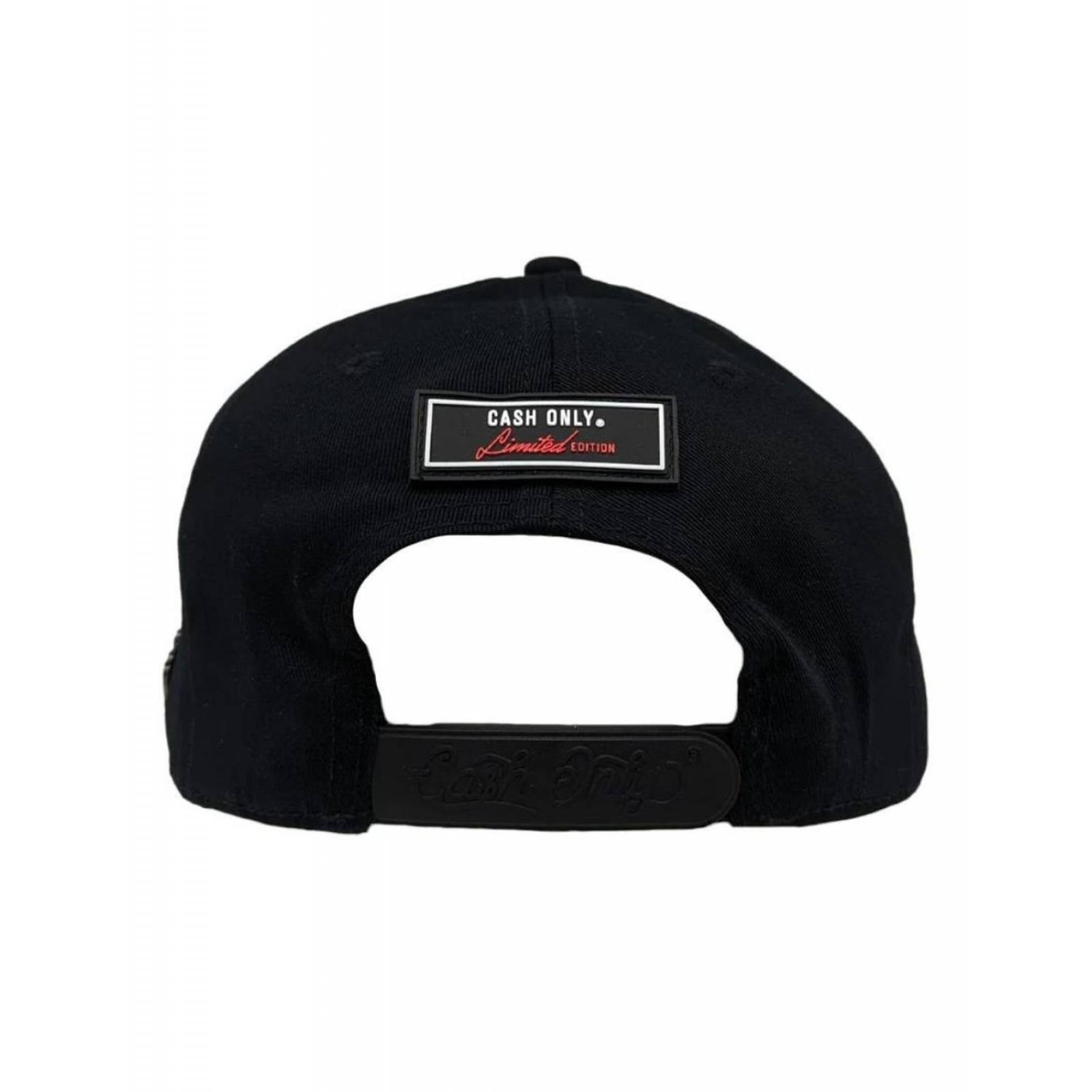 Gorra Cash Only Monopoly Blue Visor Negra Snapback 2023 30 