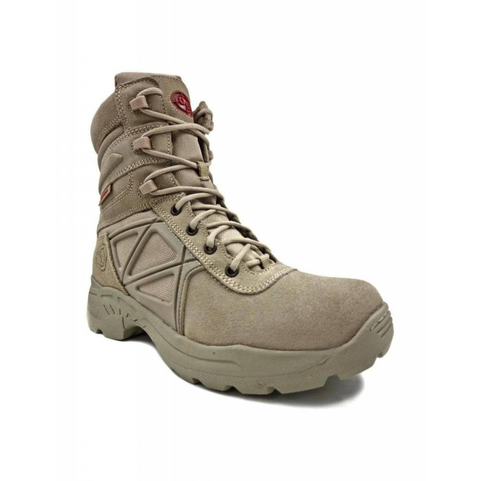 Bota Oc Tactica 7674 Alta Militar Color Arena Para Hombre 