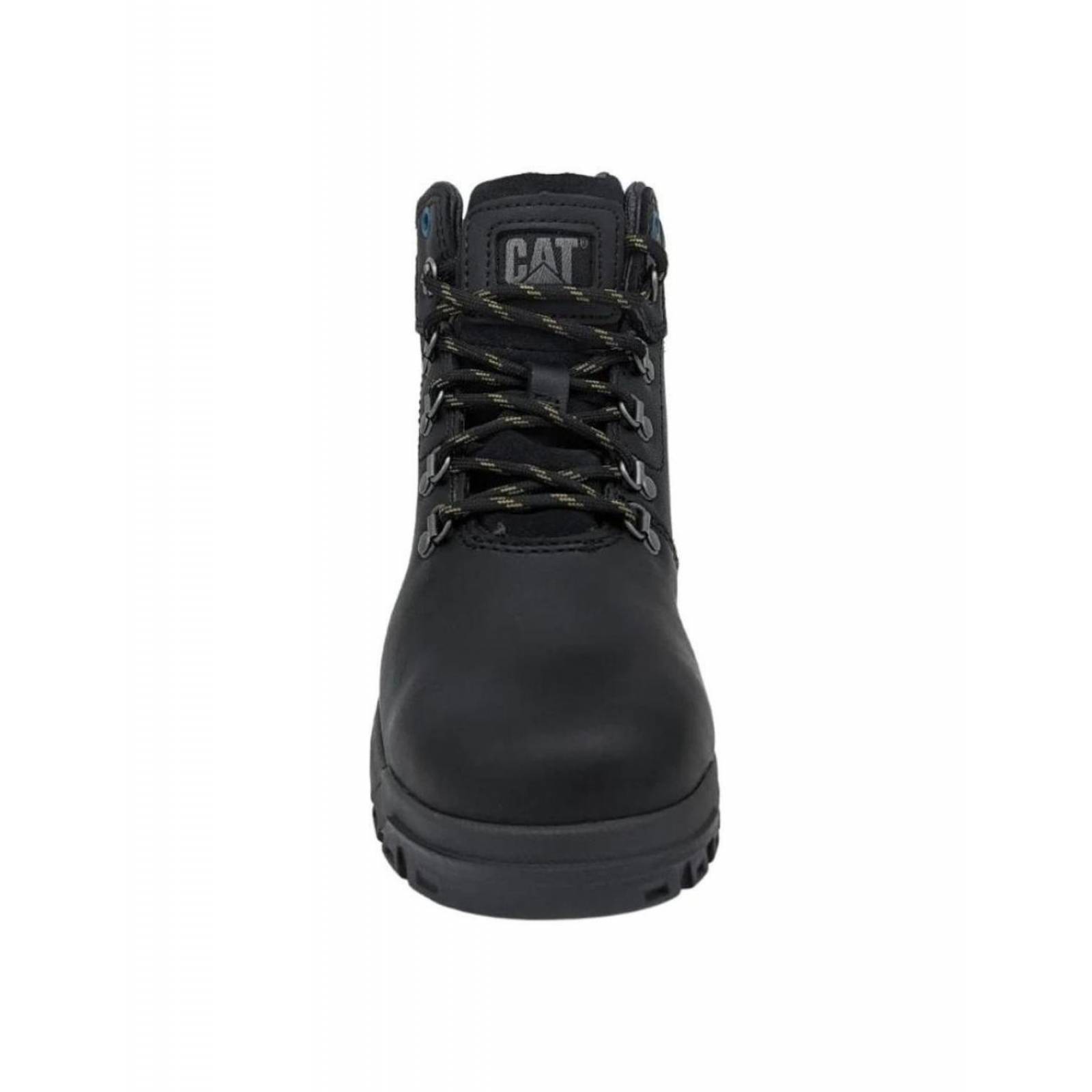 Botas Cat Mae St Negro Con Casco Para Mujer P91022 