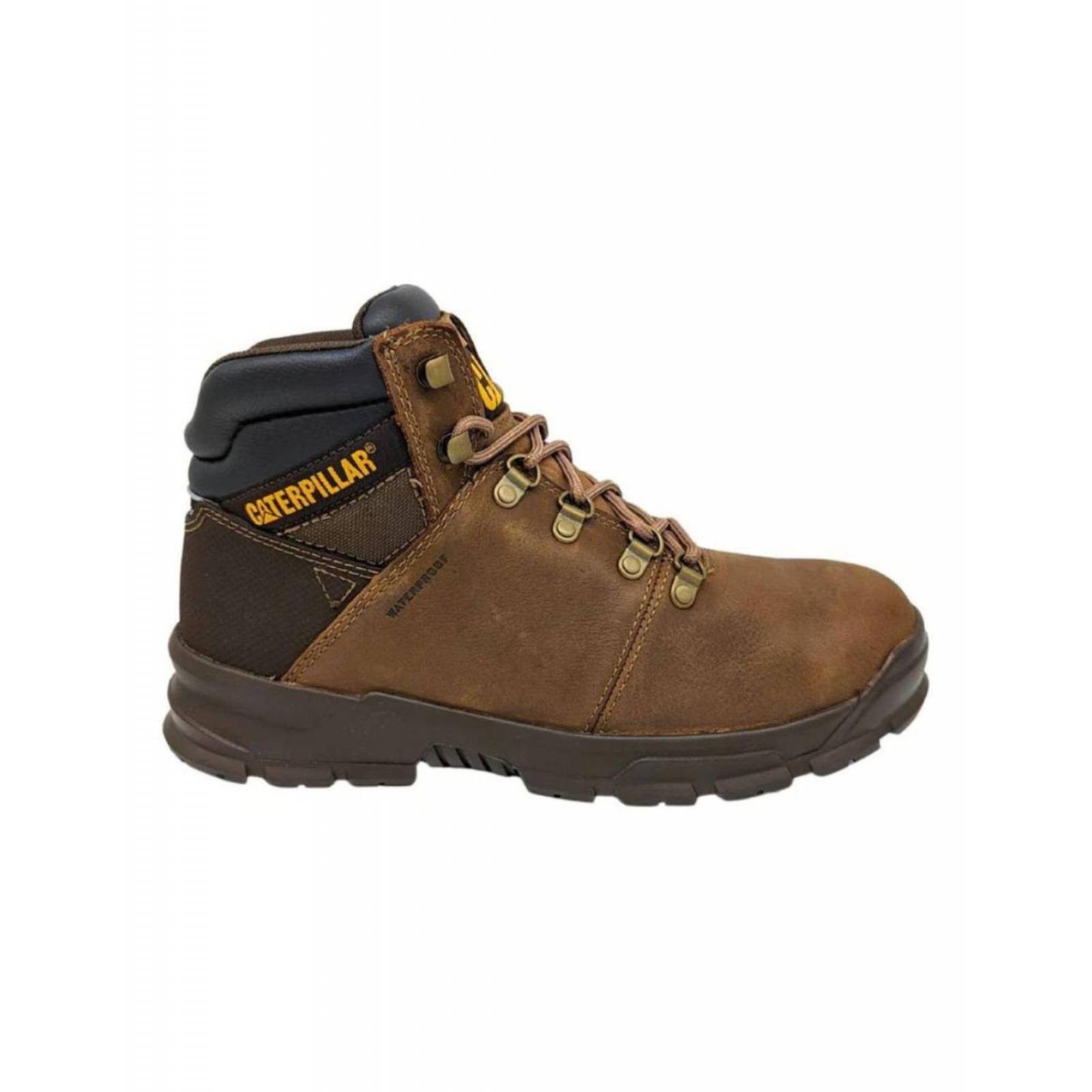 Botas Cat Charge Wp Café Con Casco Para Hombre P91317 