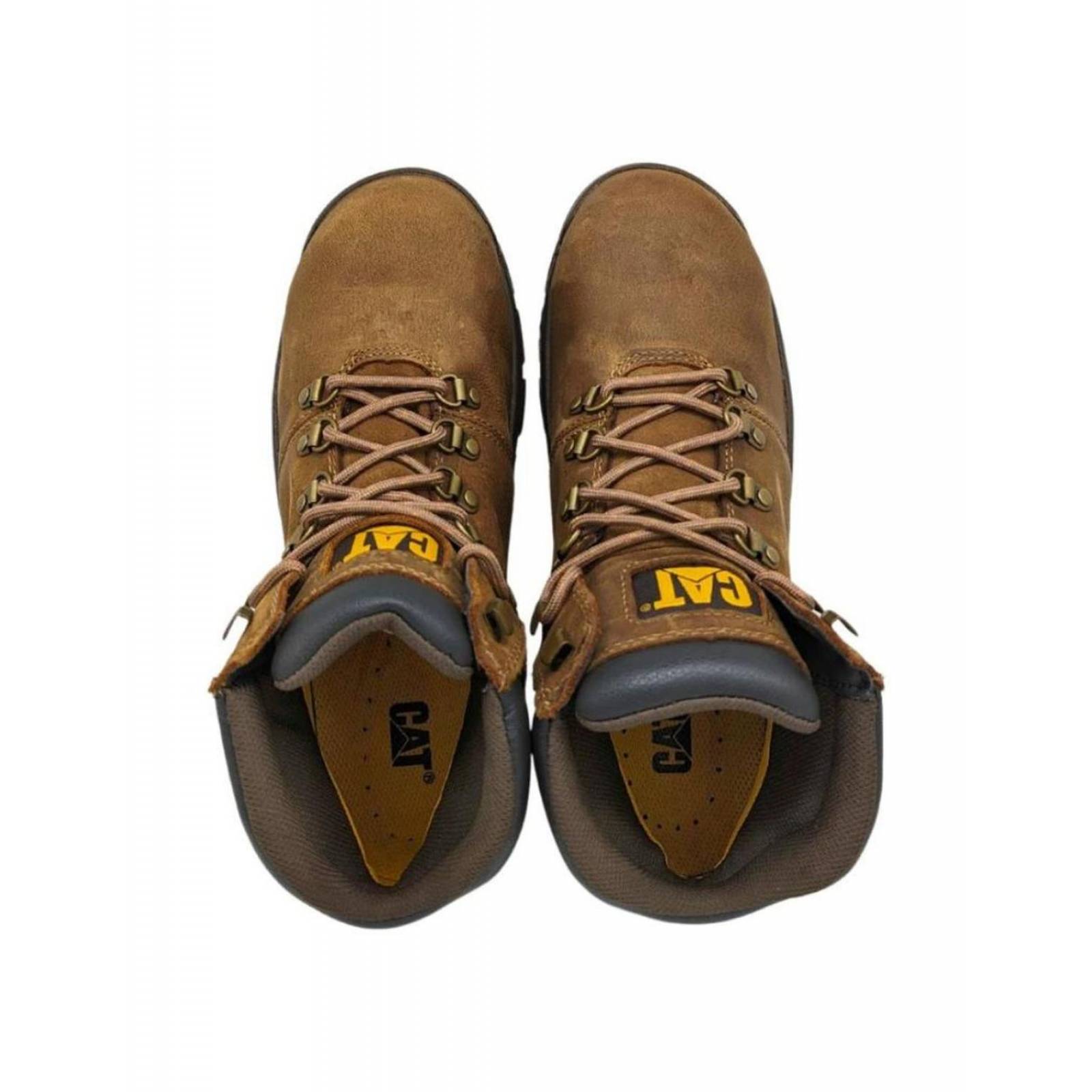 Botas Cat Charge Wp Café Con Casco Para Hombre P91317 