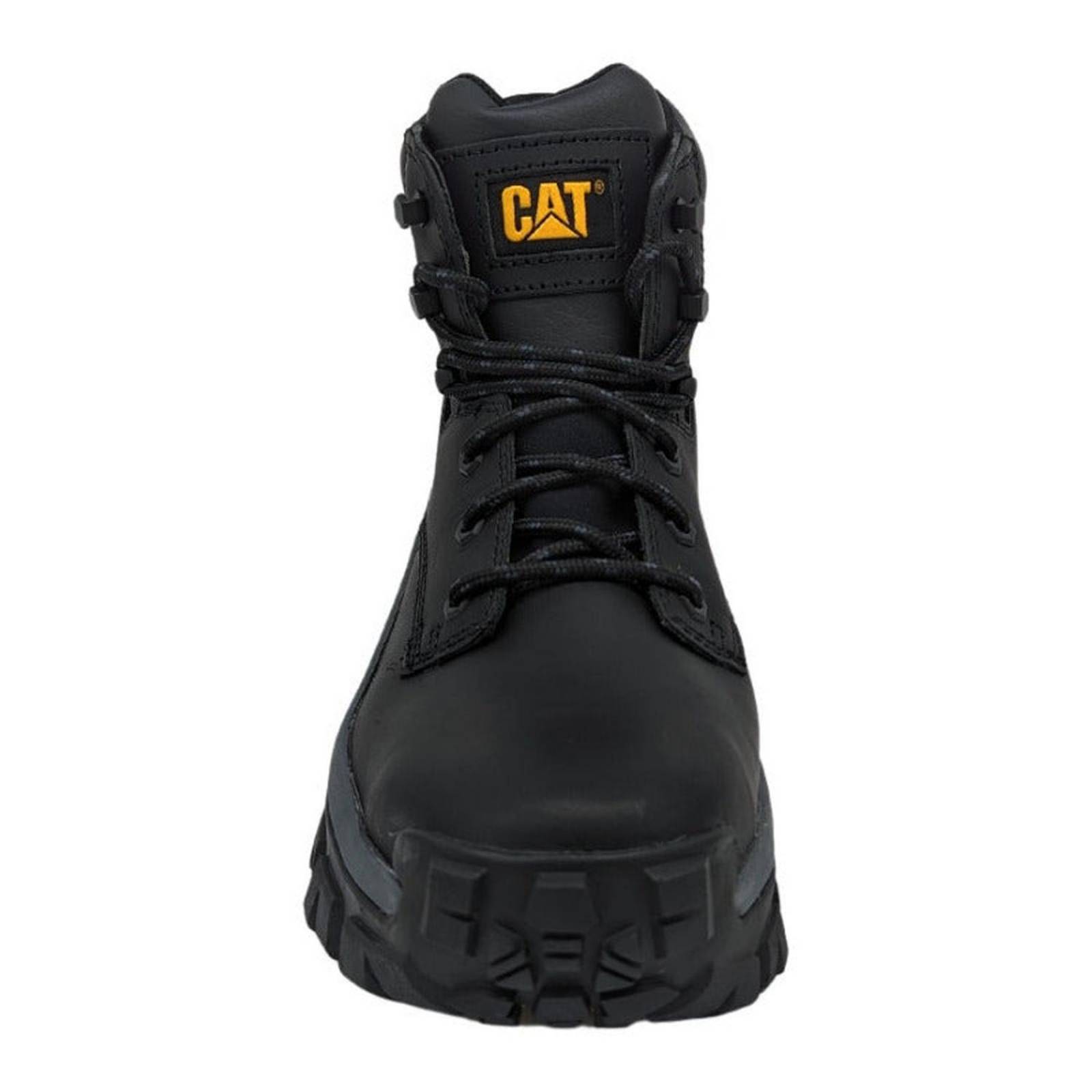 Botas Cat Invader Hi Negro Con Casco Para Hombre P91287 