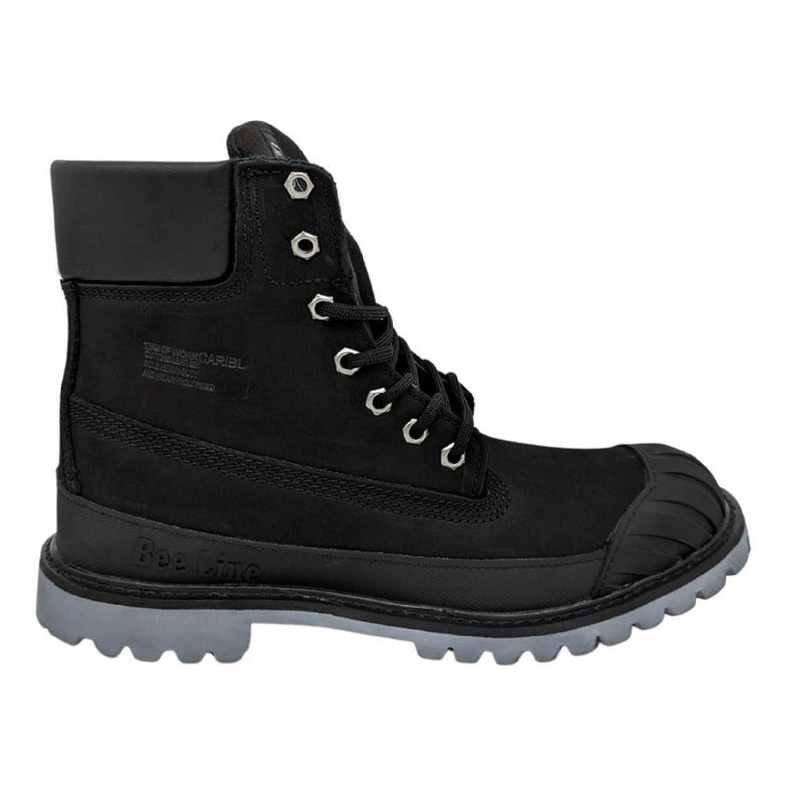 Botas Hombre Caribu 784-p Piel Nobuck Montaña Trabajo Casual 