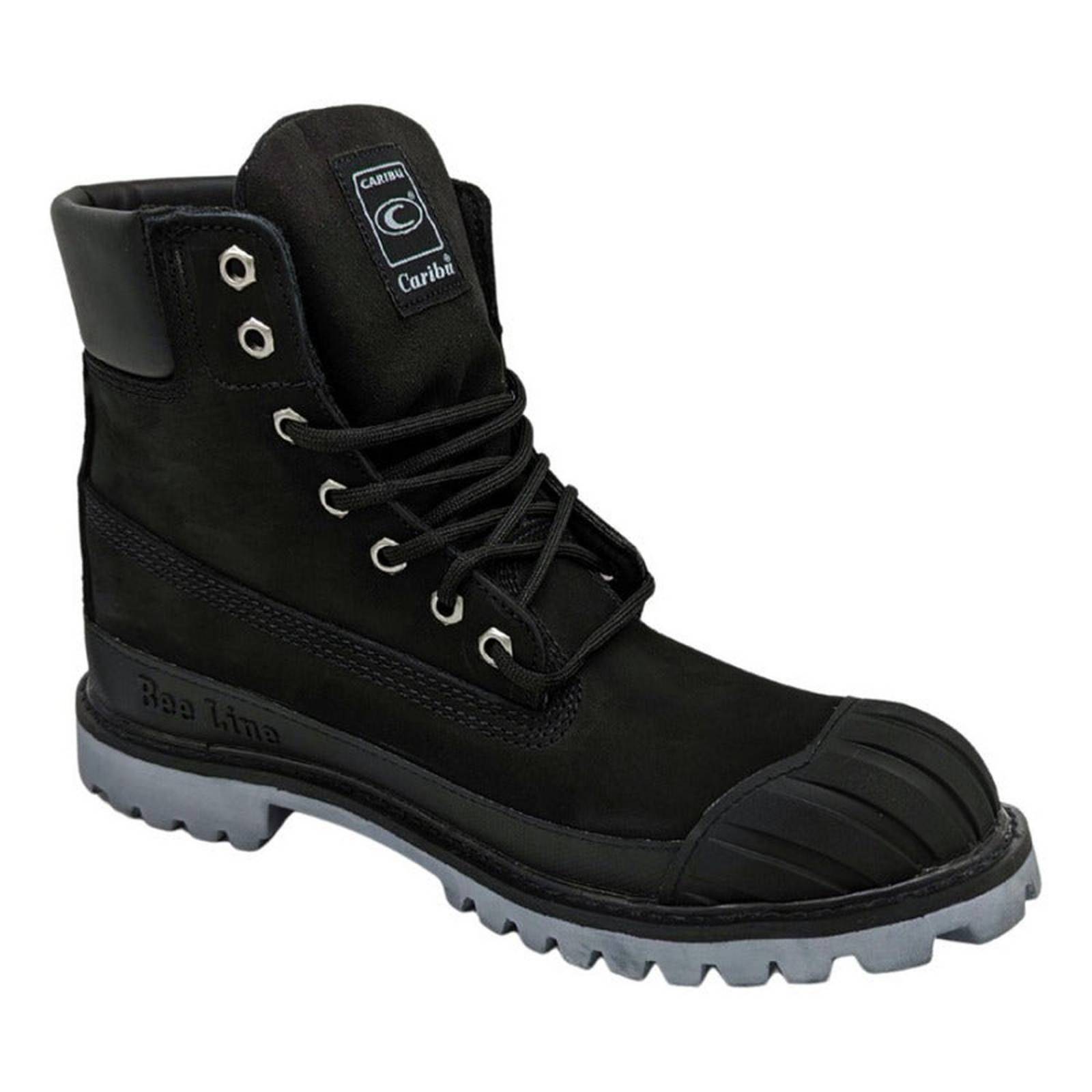 Botas Hombre Caribu 784-p Piel Nobuck Montaña Trabajo Casual 