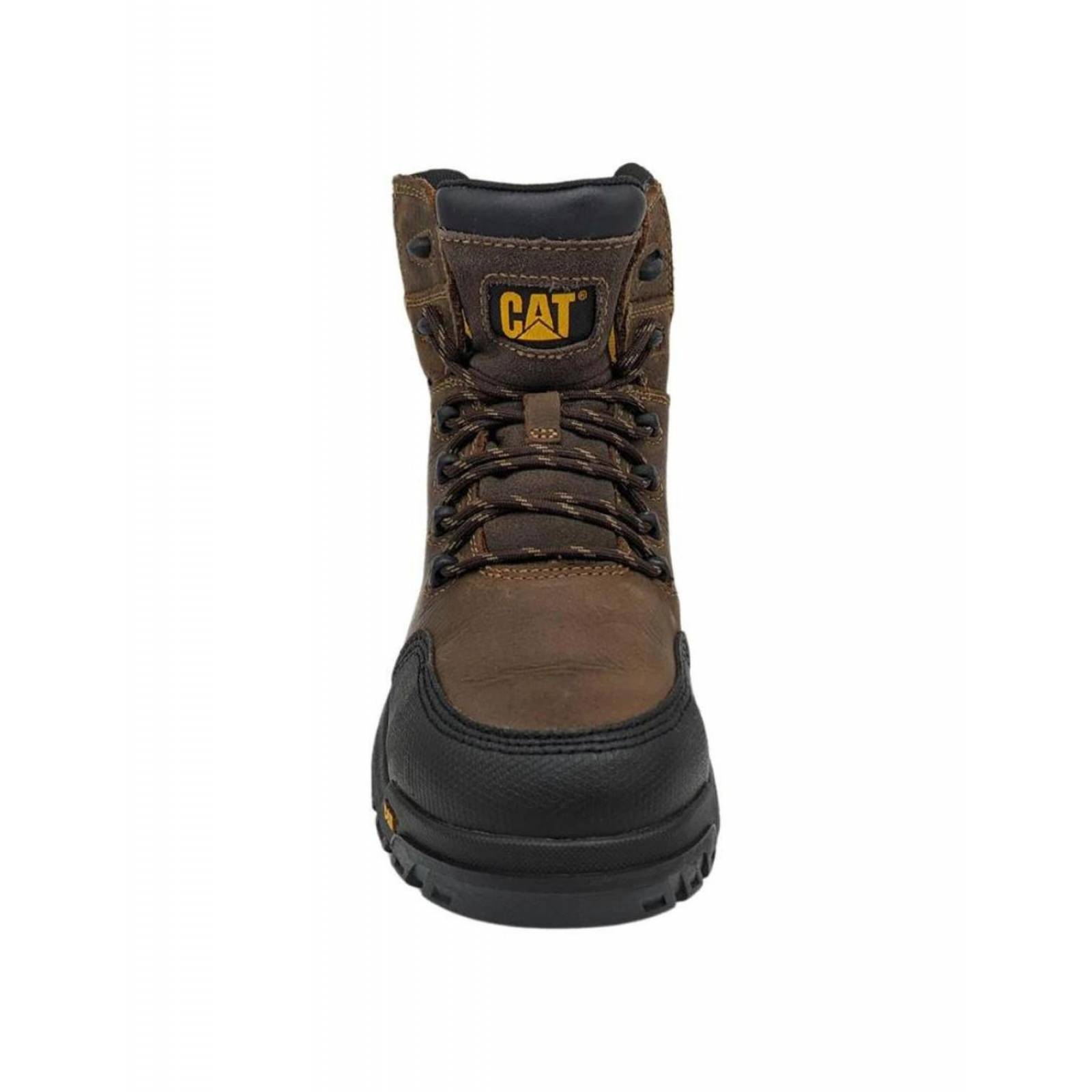 Botas Cat Piel Café Resorption Ct Wp P90977 Para Hombre 