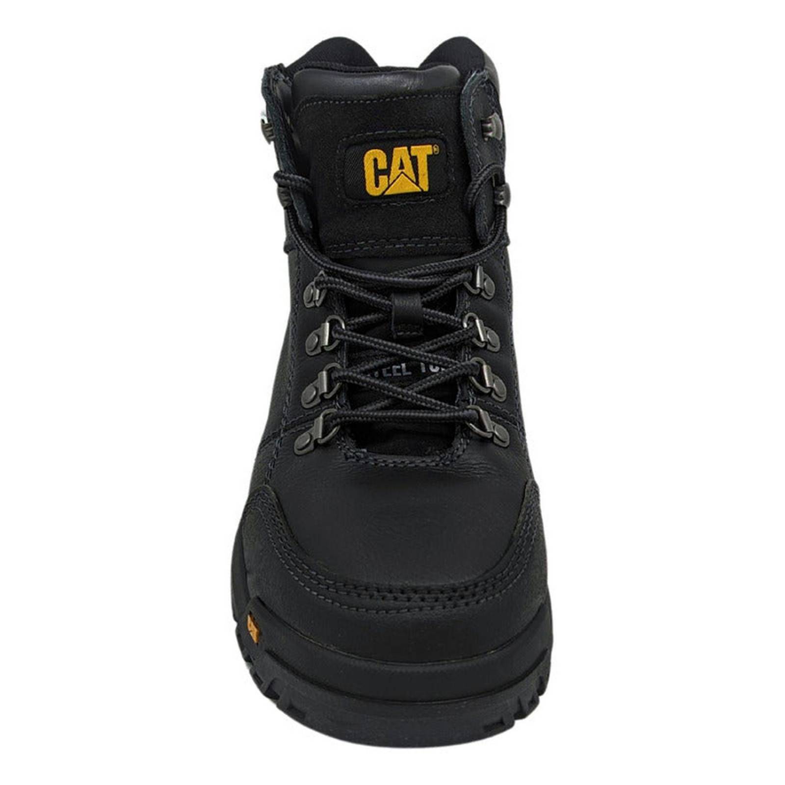 Botas Cat Piel Negras Outline St P90800 Para Hombre 