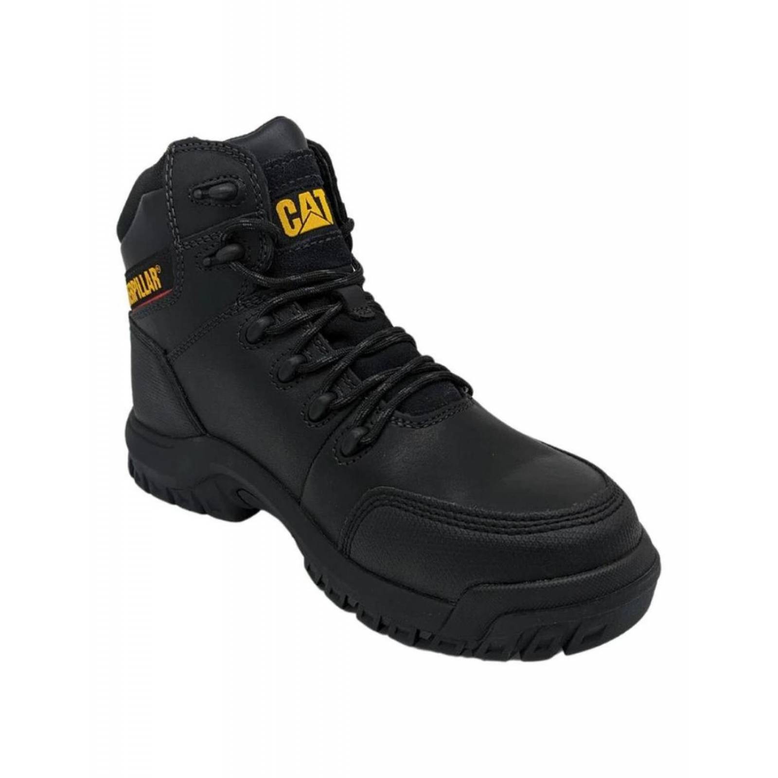 Botas Cat Piel Negras Resorption Ct Wp P90976 Para Hombre 
