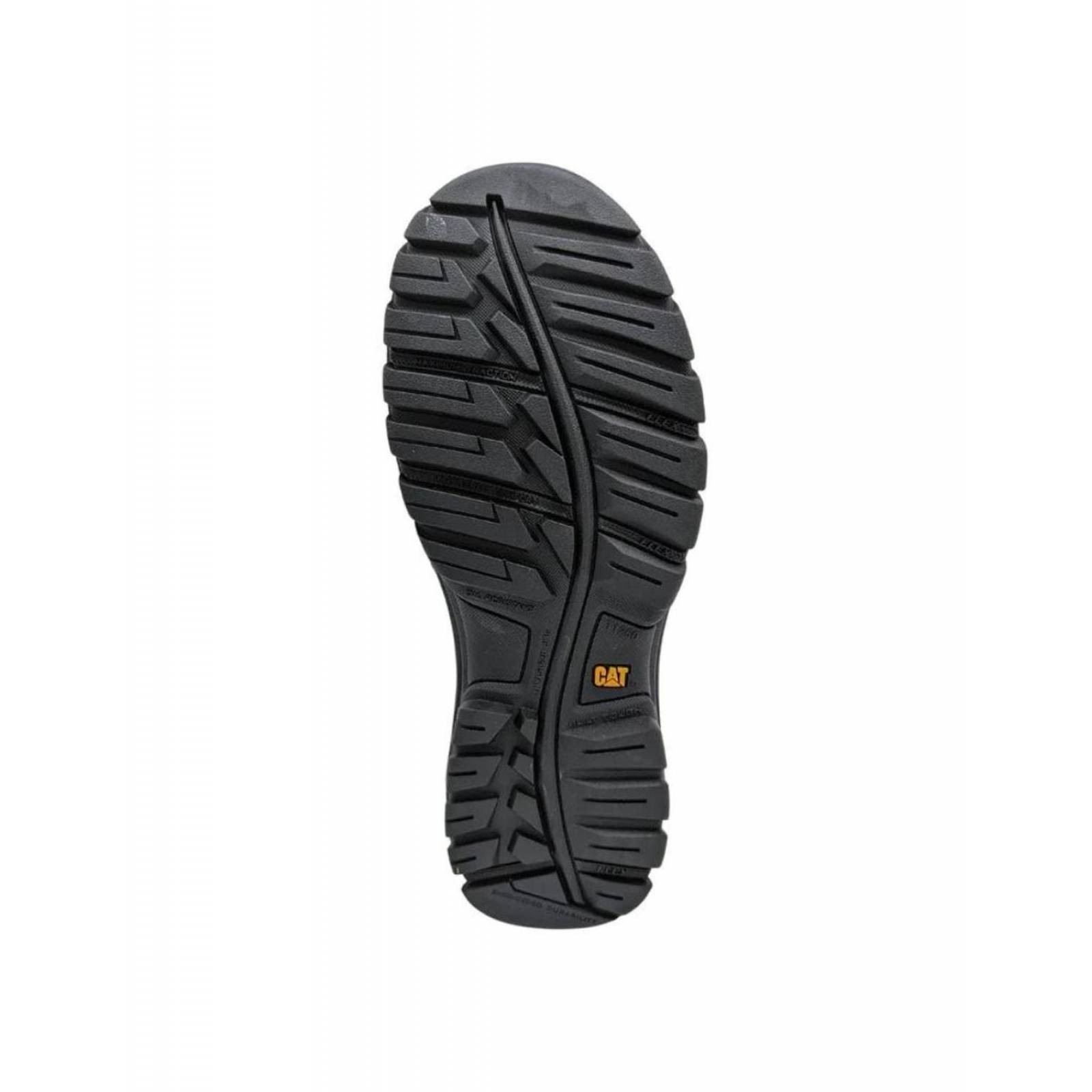 Botas Cat Piel Negras Resorption Ct Wp P90976 Para Hombre 