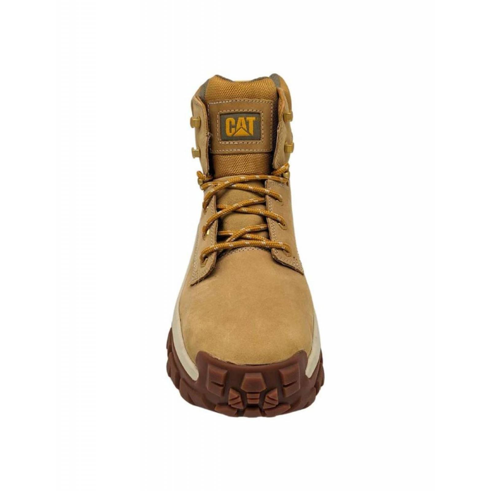 Botas Cat Invader Hi St Piel Miel P91286 Para Hombre