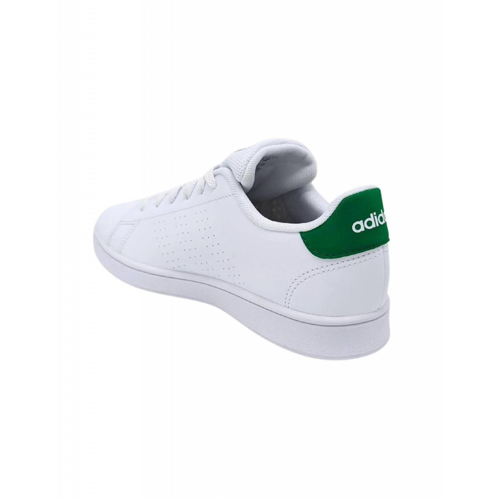 Tenis Adidas Advantage K Blanco-Verde GY6995 Para Mujer 