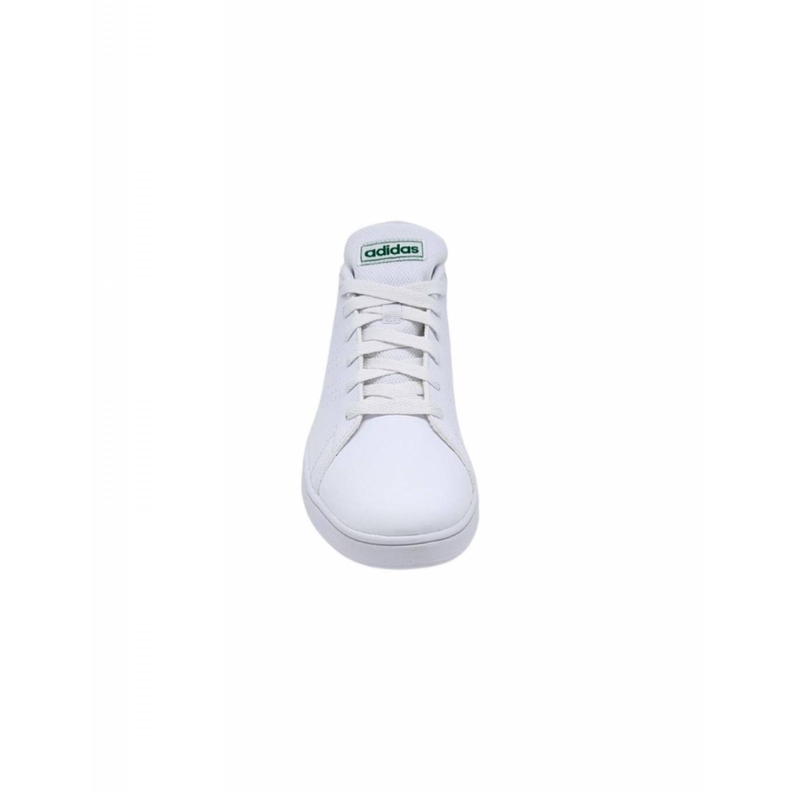 Tenis Adidas Advantage K Blanco-Verde GY6995 Para Mujer 