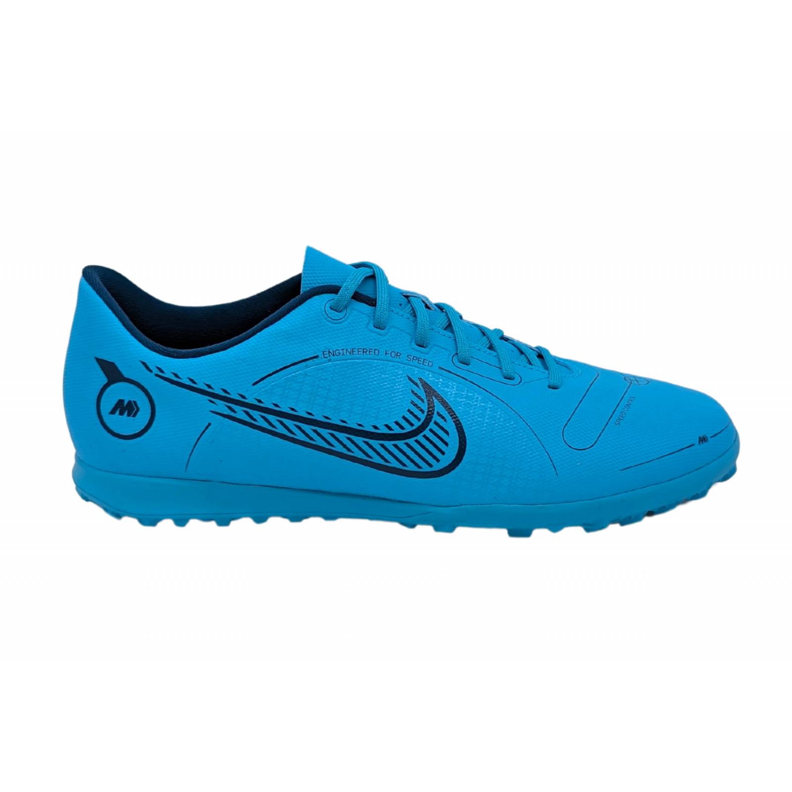 Tenis Nike Futbol Vapor 14 Club TF Azul DJ2908 484 Para Hombre 