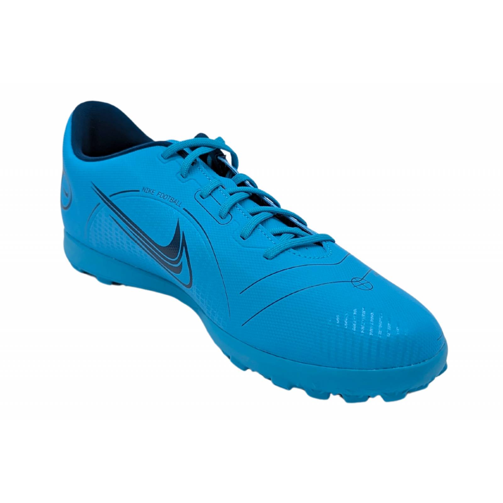 Tenis Nike Futbol Vapor 14 Club TF Azul DJ2908 484 Para Hombre 