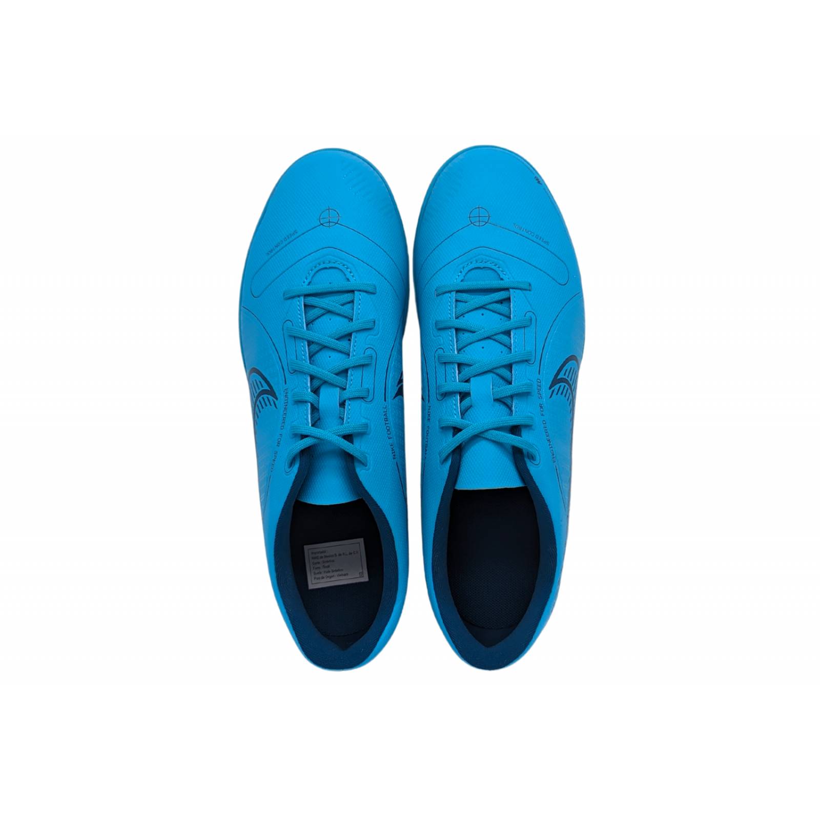 Tenis Nike Futbol Vapor 14 Club TF Azul DJ2908 484 Para Hombre 