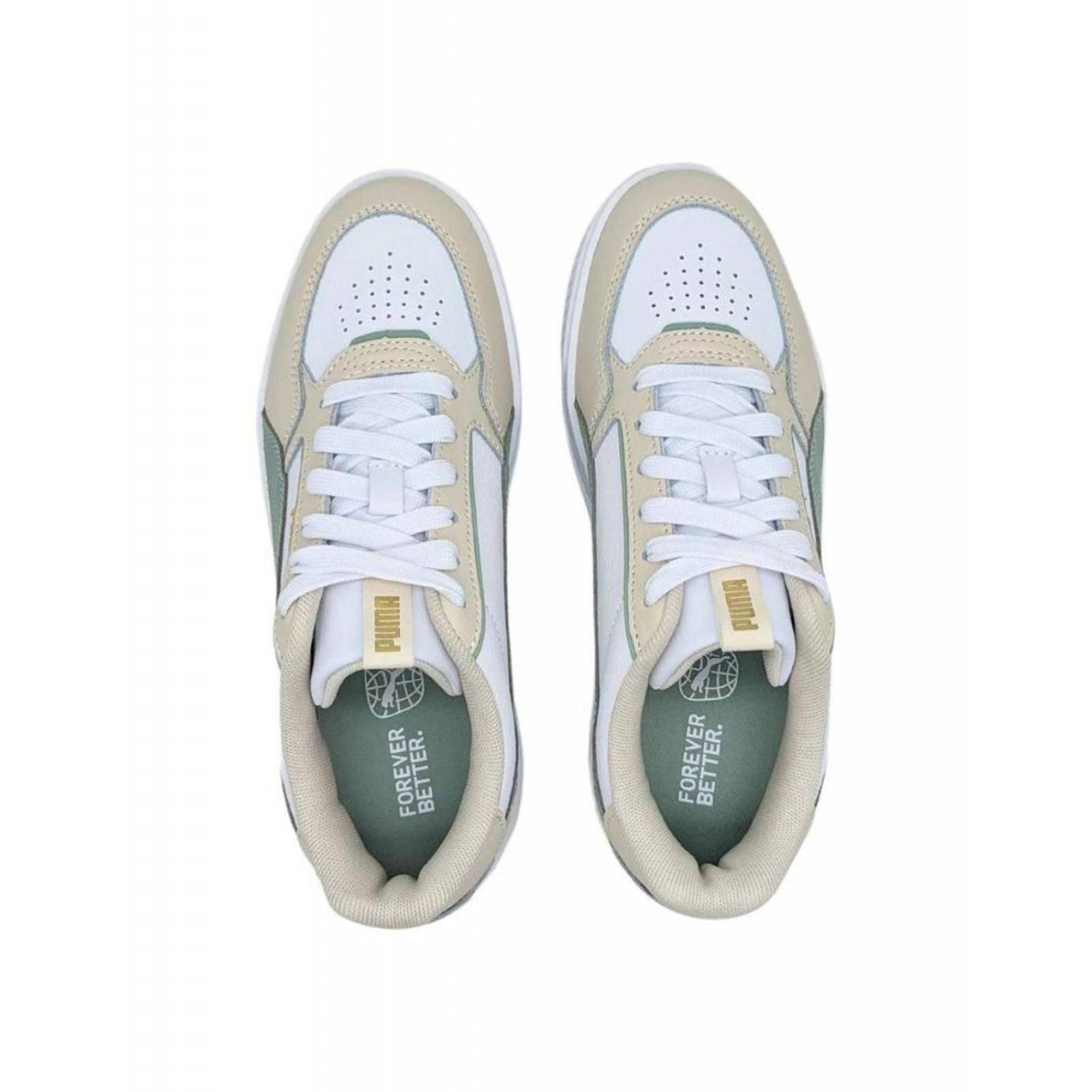 Tenis Puma Karmen Rebelle Blanco-verde 387212 16 Para Mujer