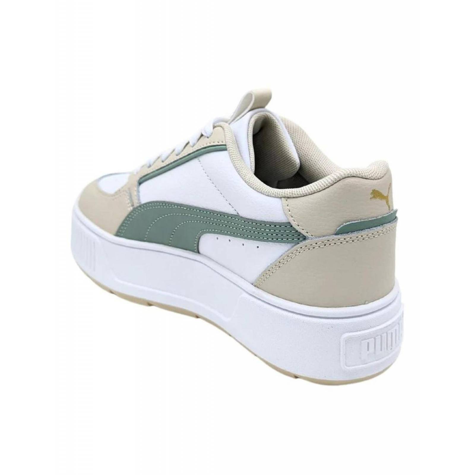 Tenis Puma Karmen Rebelle Blanco-verde 387212 16 Para Mujer