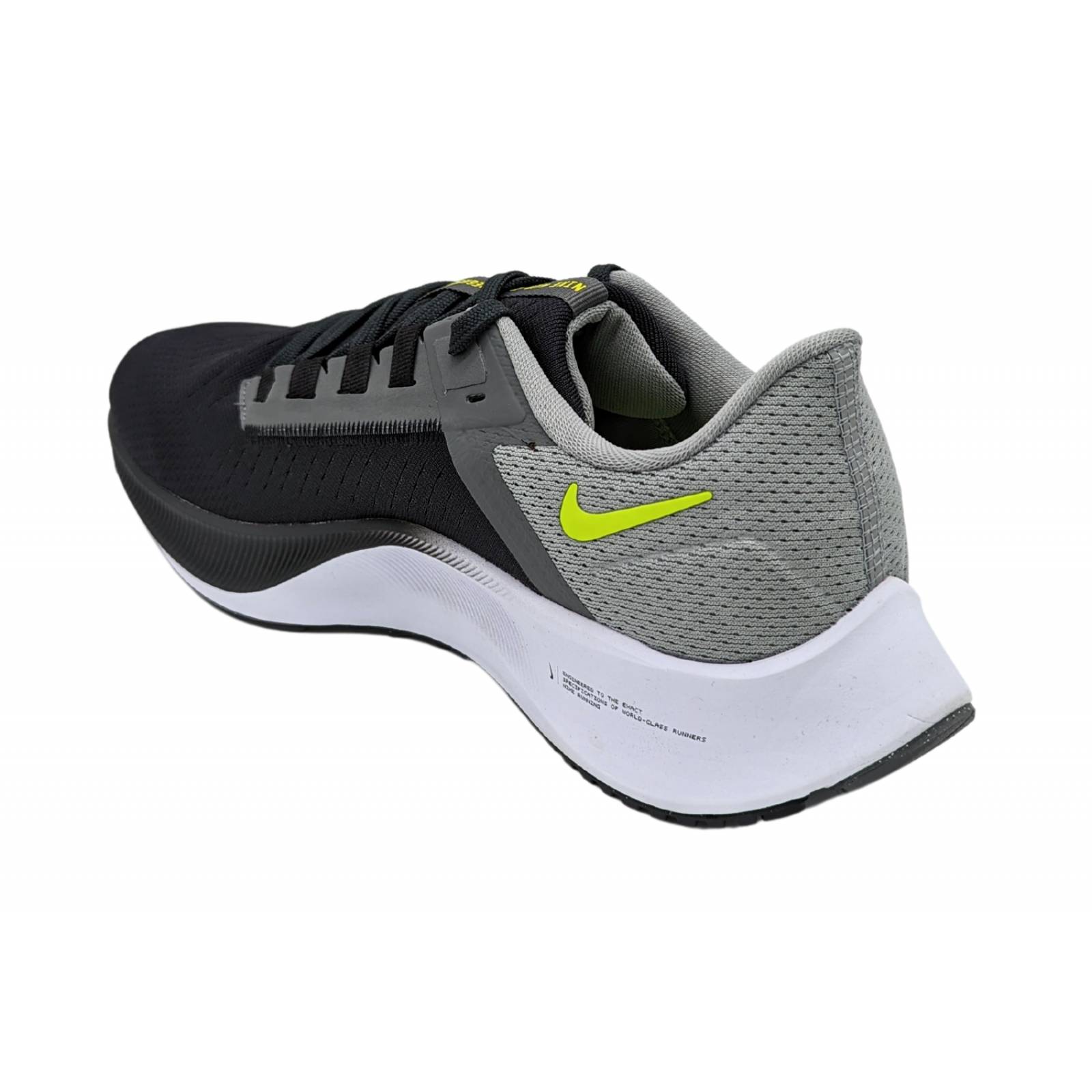 Tenis Nike Air Zoom Pegasus 38 Gris oscuro-Gris CW7356 005 Para Hombre 